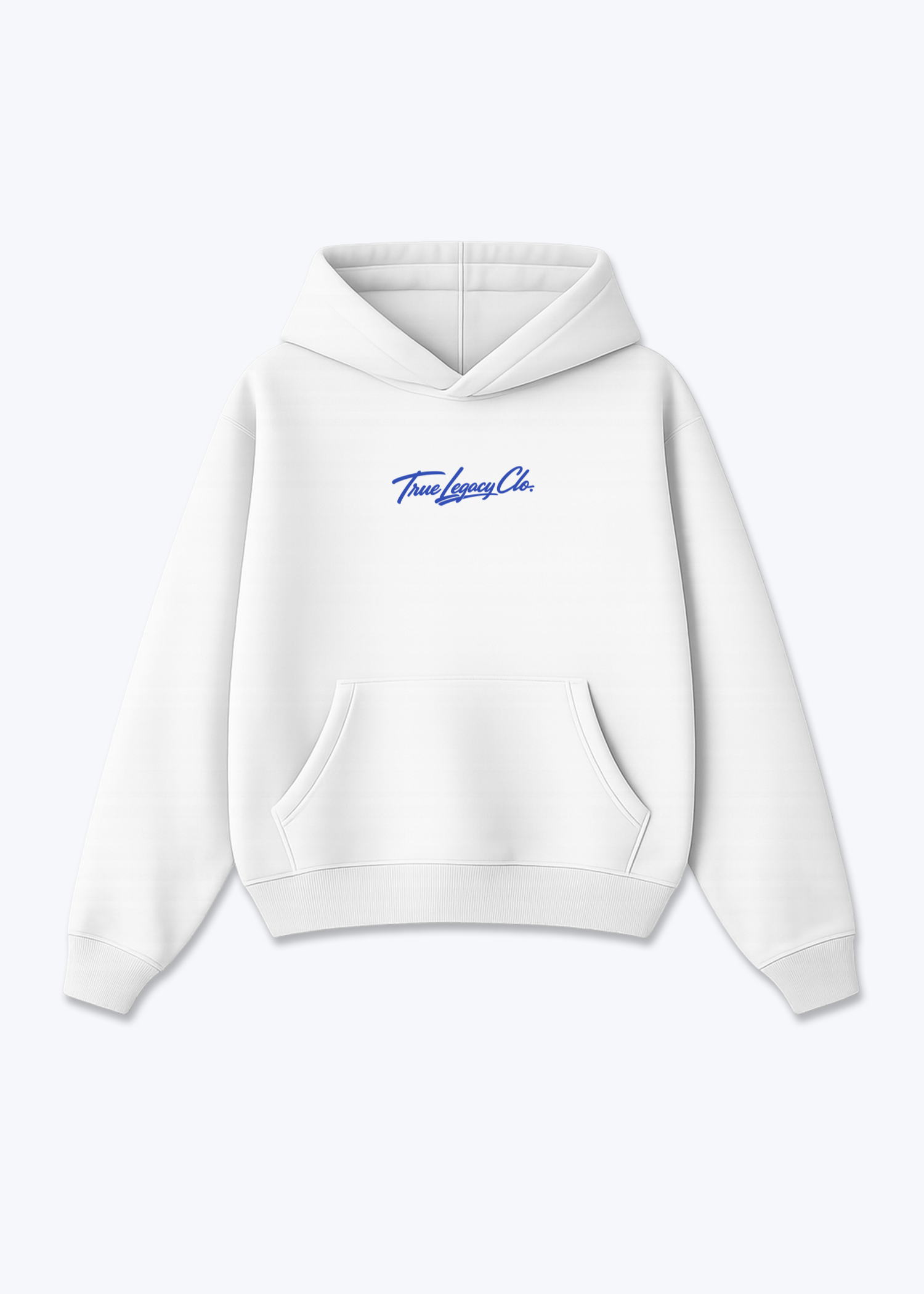 TRUE LEGACY CLO. (ORIGINAL) - Oversized Hoodie - White Front (Designed)