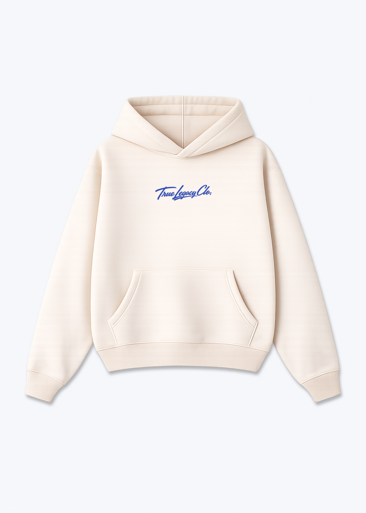 TRUE LEGACY CLO. (ORIGINAL) - Oversized Hoodie - Beige Front (Designed)