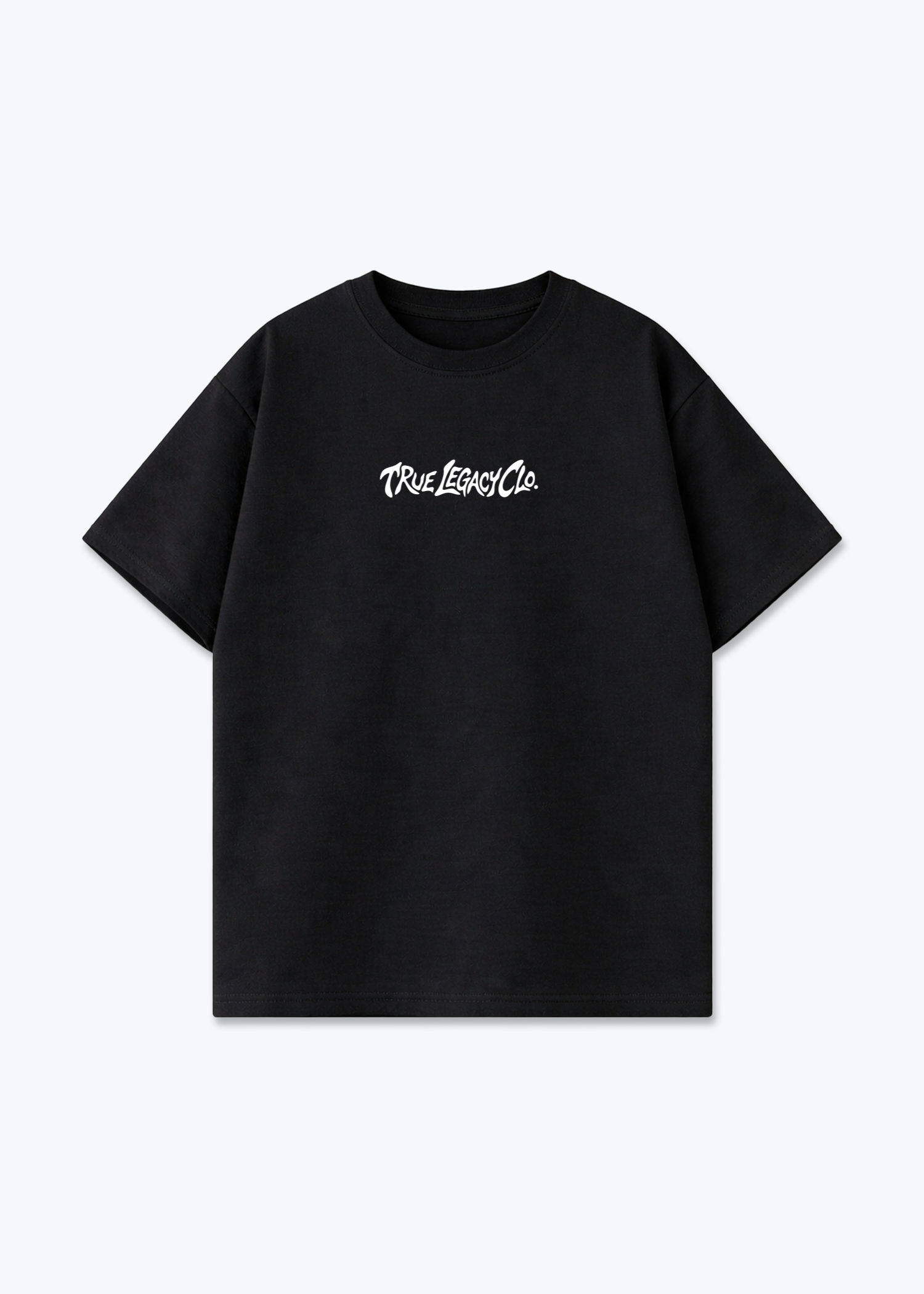 TRUE LEGACY CLO. - Oversized Shirt - Black Front (Designed)