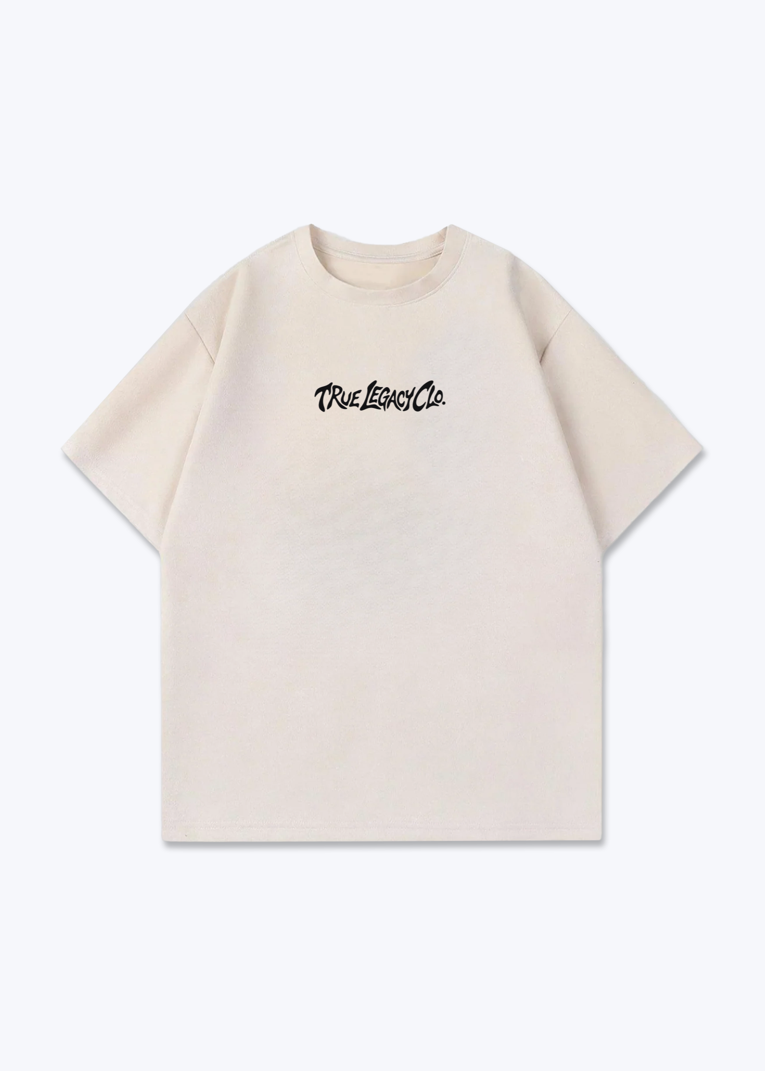 TRUE LEGACY CLO. - Oversized Shirt - Beige Front (Designed)