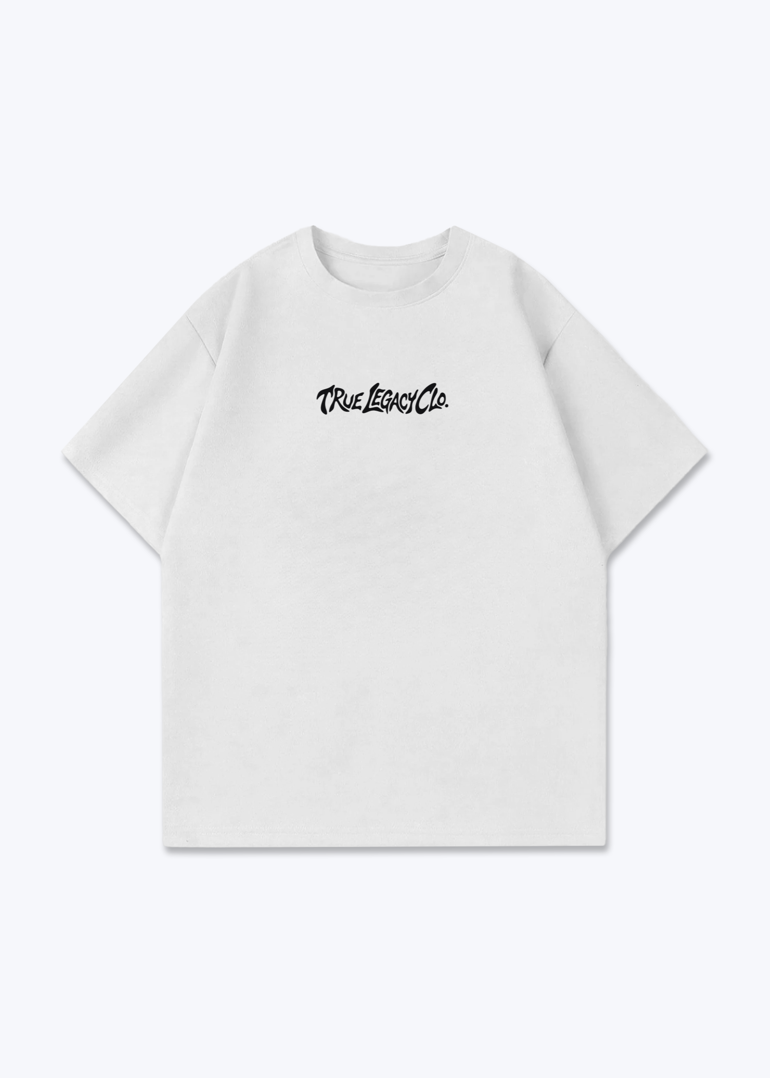 TRUE LEGACY CLO. - Oversized Shirt - White Front (Designed)