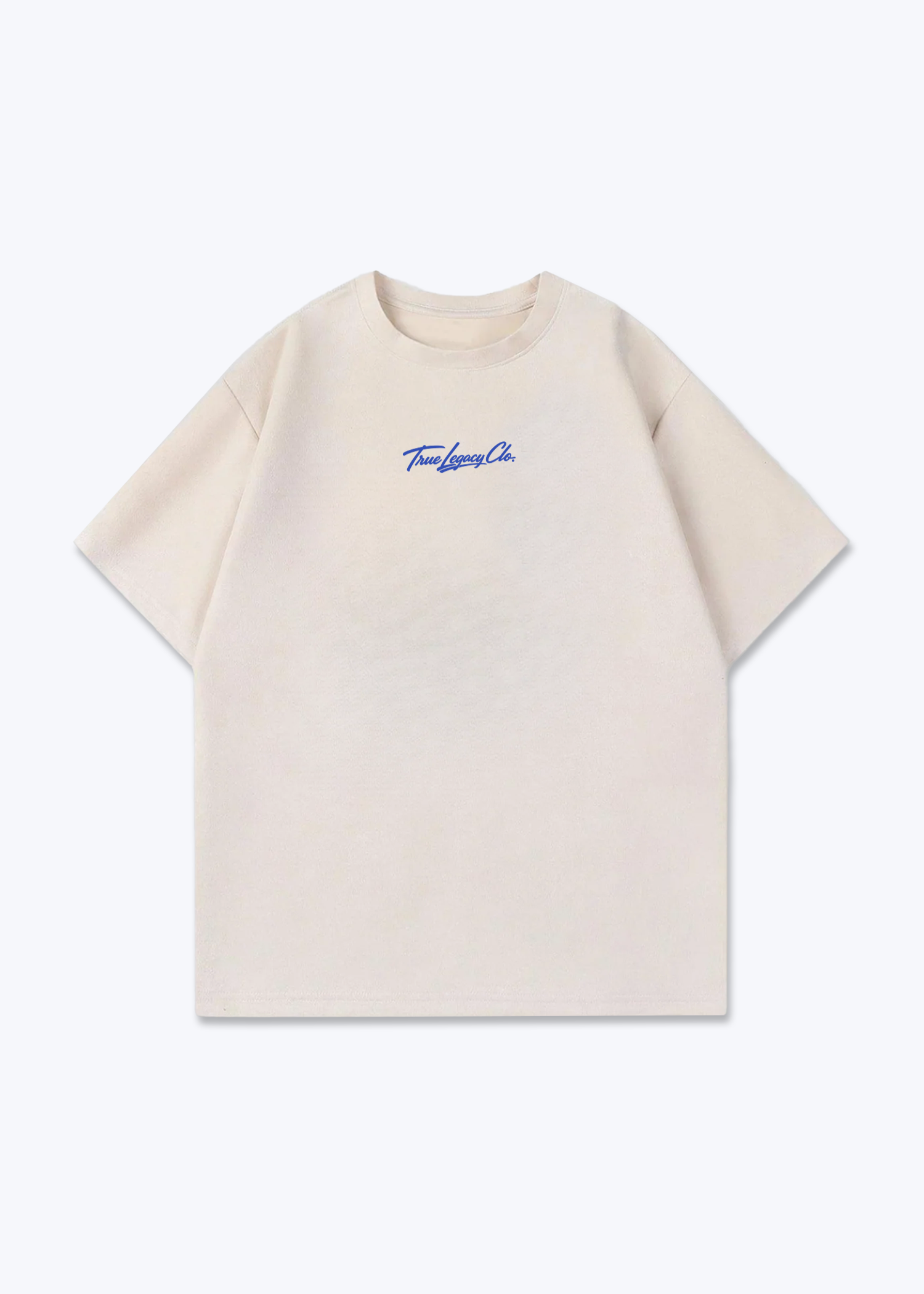 TRUE LEGACY CLO. (ORIGINAL) - Oversized Shirt - Beige Front (Designed)