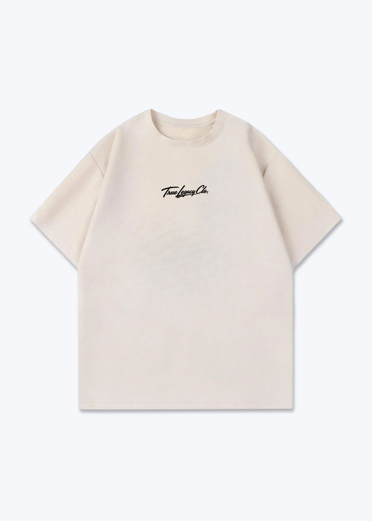 TRUE LEGACY CLO. (ORIGINAL) - Oversized Shirt - Beige Front (Designed)