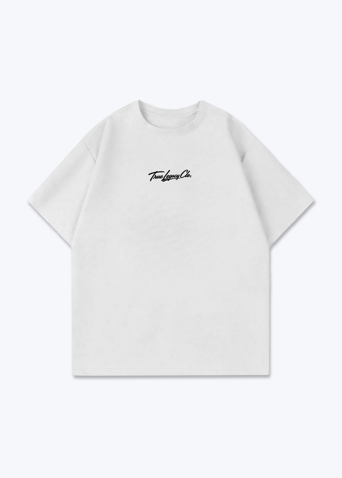 TRUE LEGACY CLO. (ORIGINAL) - Oversized Shirt - White Front (Designed)