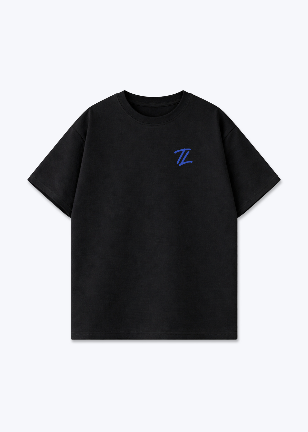 TL - Oversized Shirt - Black Front (Designed)