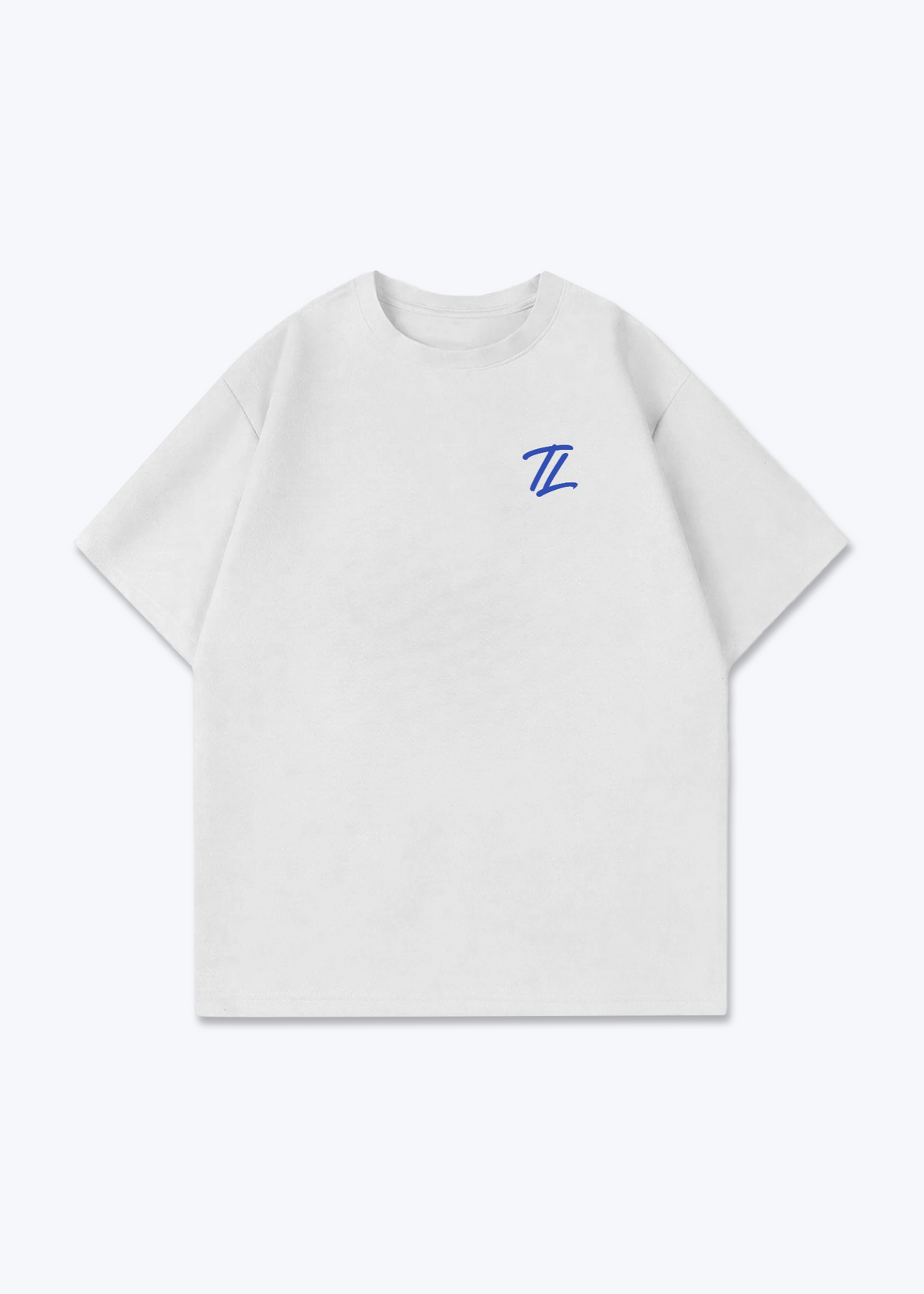 TL - Oversized Shirt - White Front (Designed)