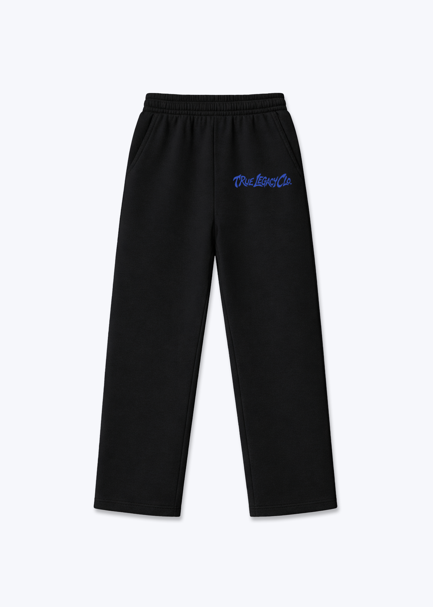 TRUE LEGACY CLO. - Trackpants - Black Front (Designed)
