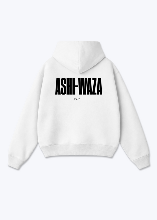 ASHI-WAZA - Oversized Hoodie - White Back (Designed)