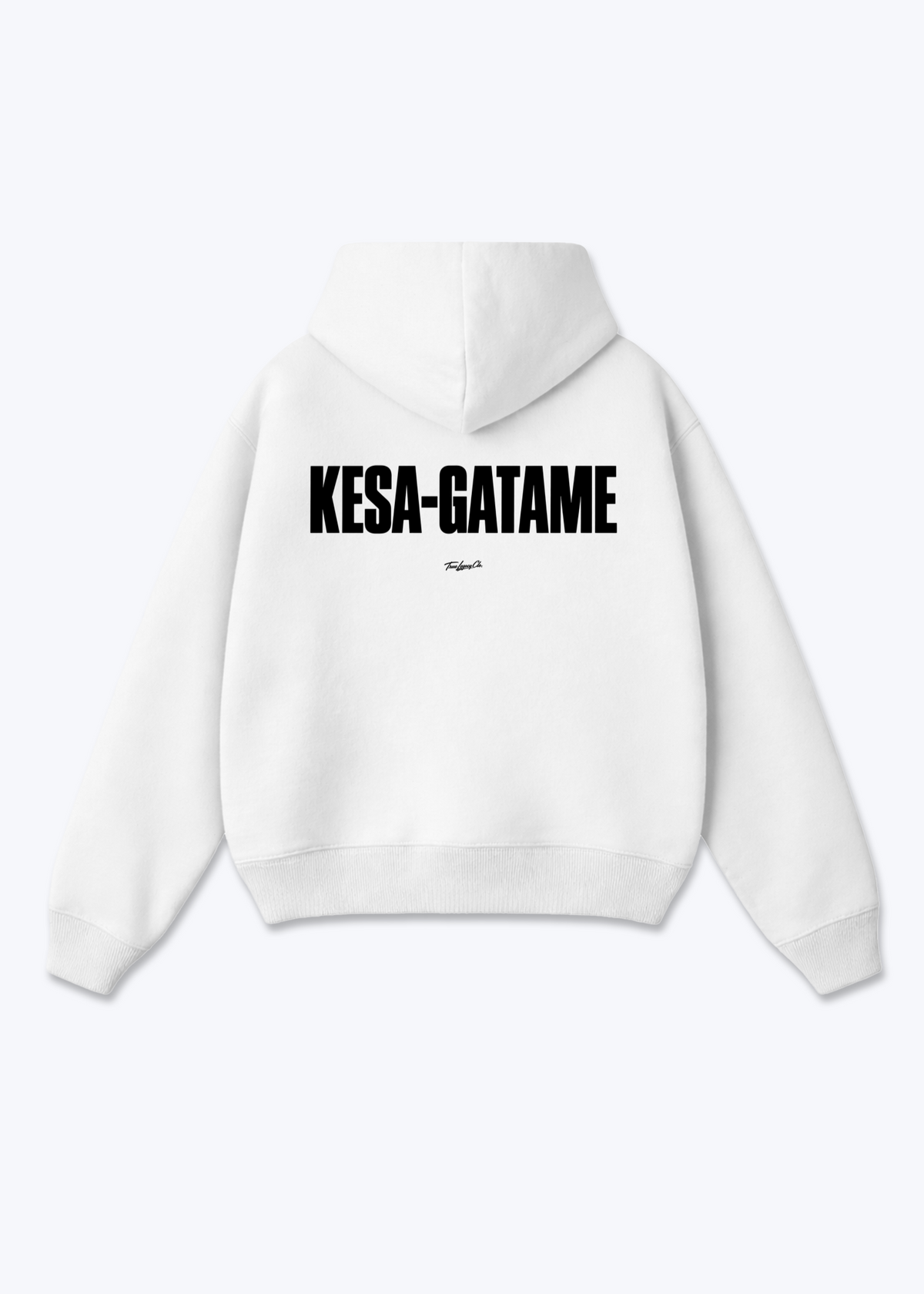KESA-GATAME - Oversized Hoodie - White Back (Designed)
