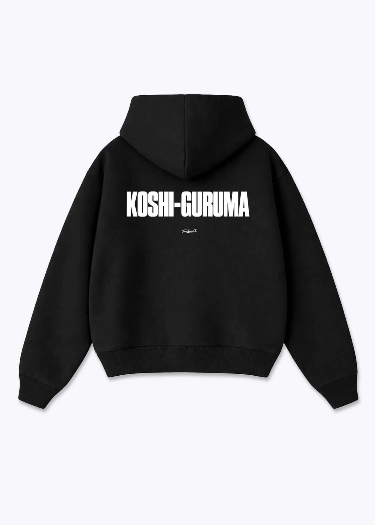 KOSHI-GURUMA - Oversized Hoodie - Black Back (Designed)
