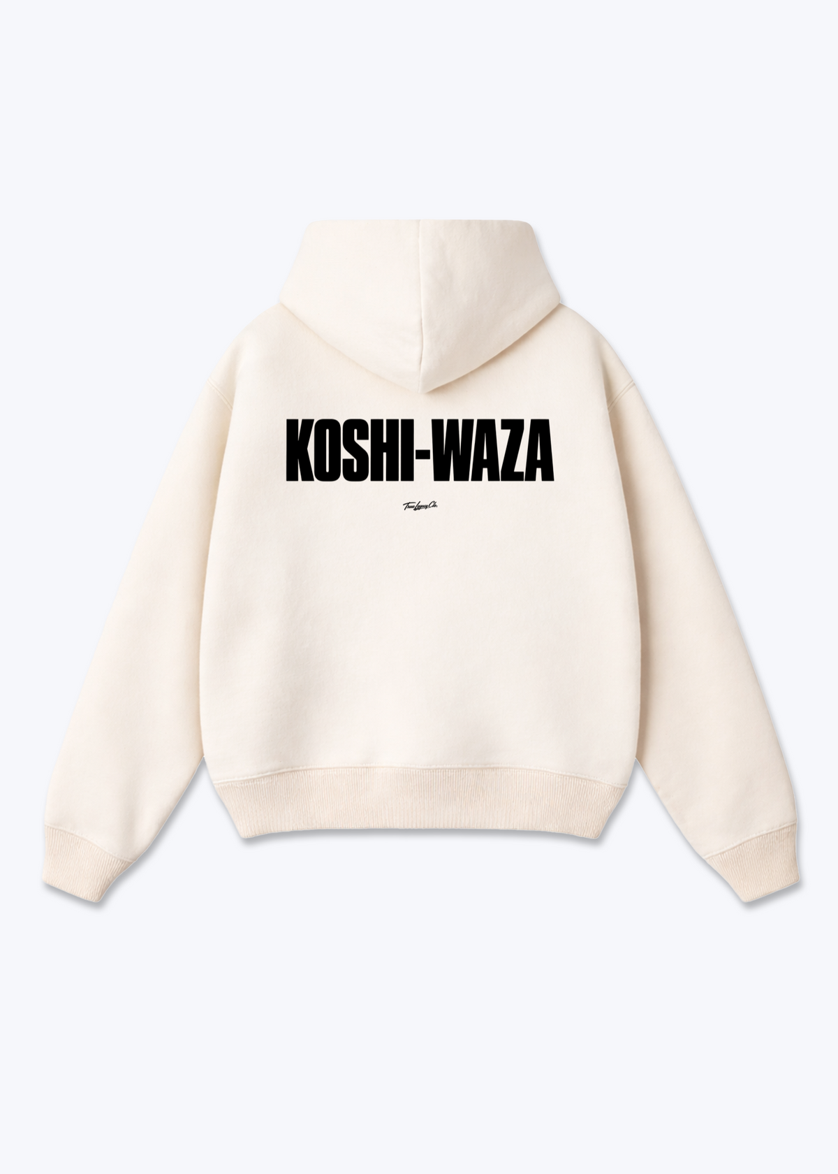 KOSHI-WAZA - Oversized Hoodie - Beige Back (Designed)