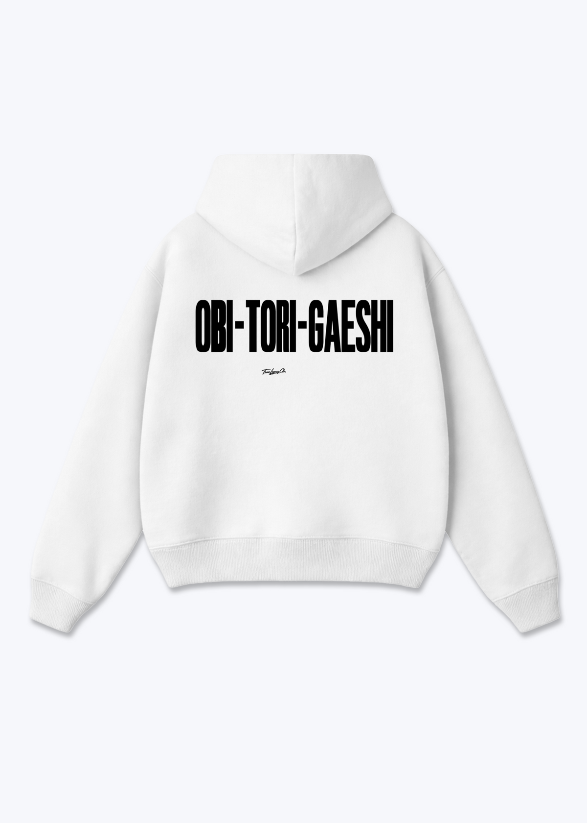 OBI-TORI-GAESHI - Oversized Hoodie - White Back (Designed)