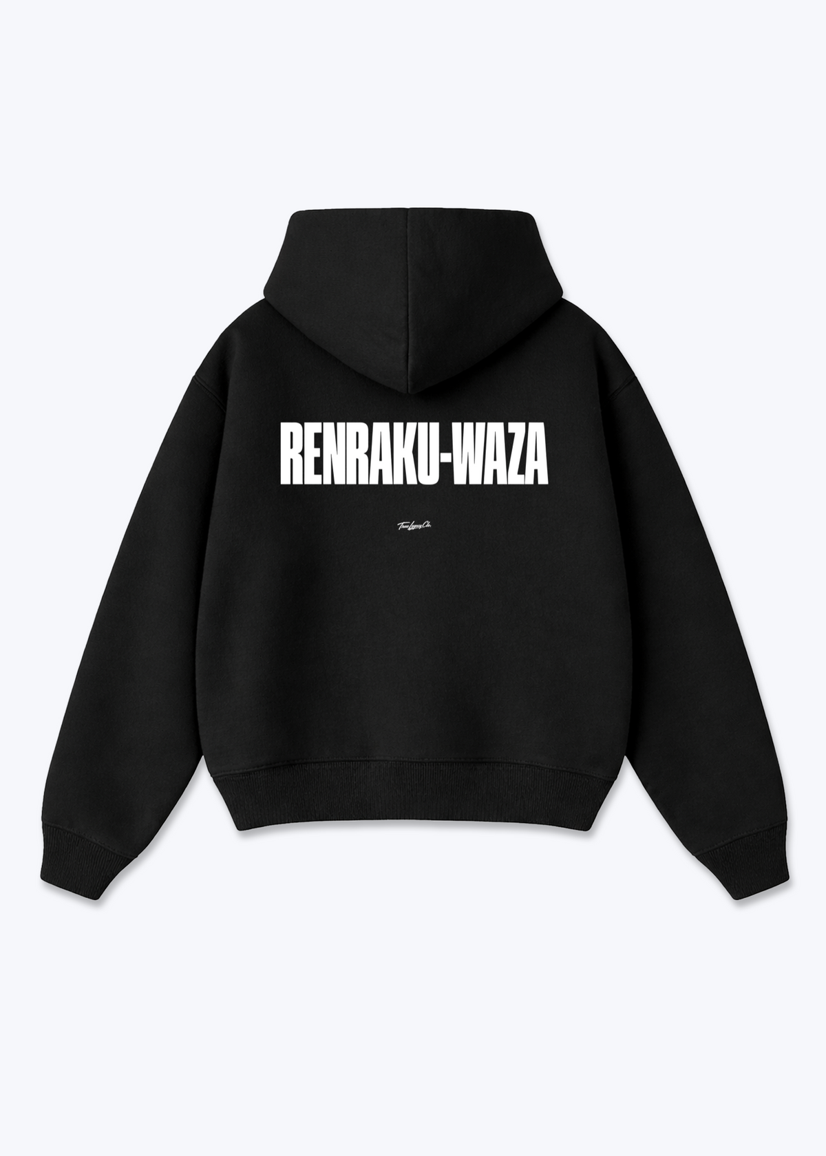 RENRAKU-WAZA - Oversized Hoodie - Black Back (Designed)