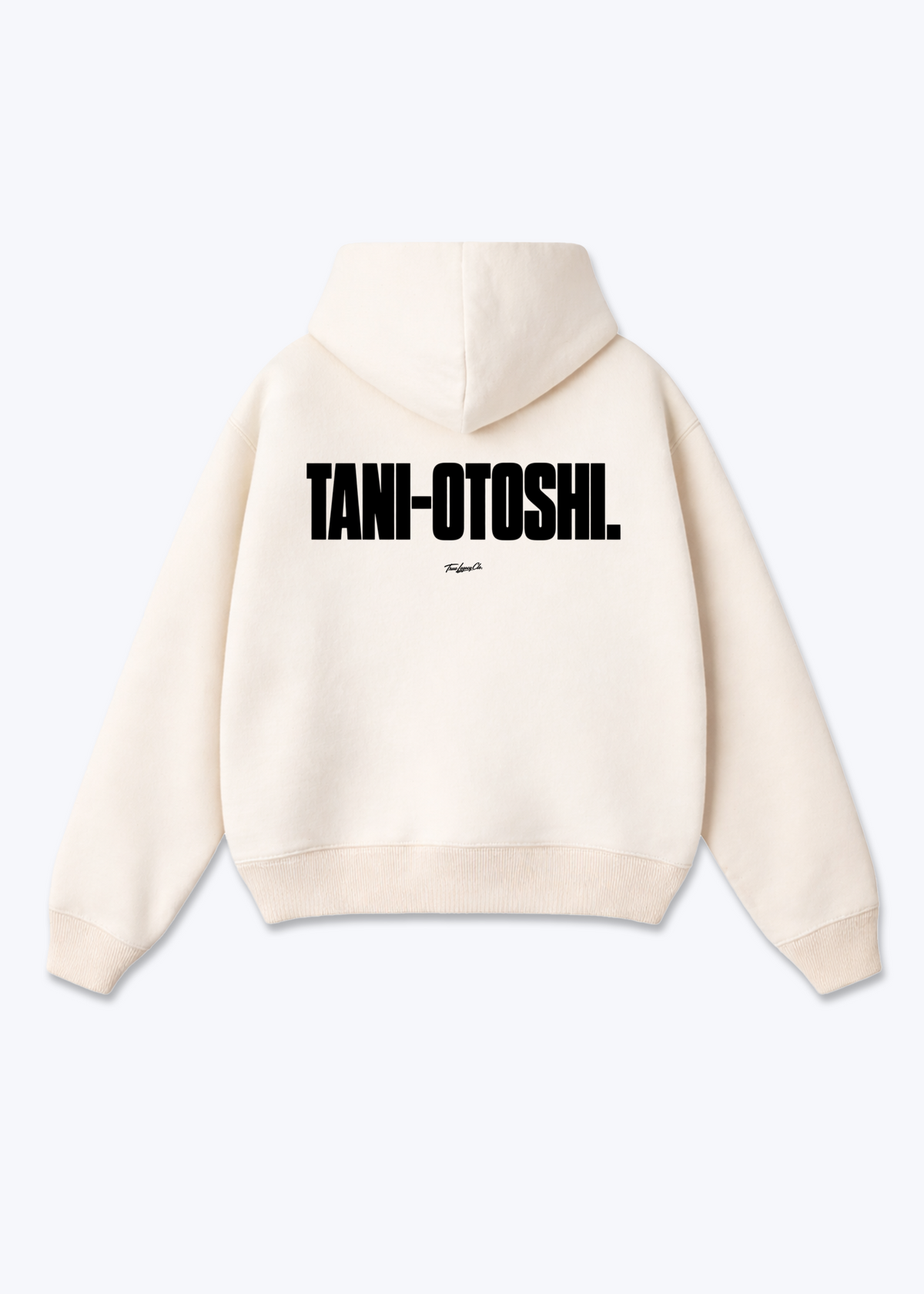 TANI-OTOSHI - Oversized Hoodie - Beige Back (Designed)