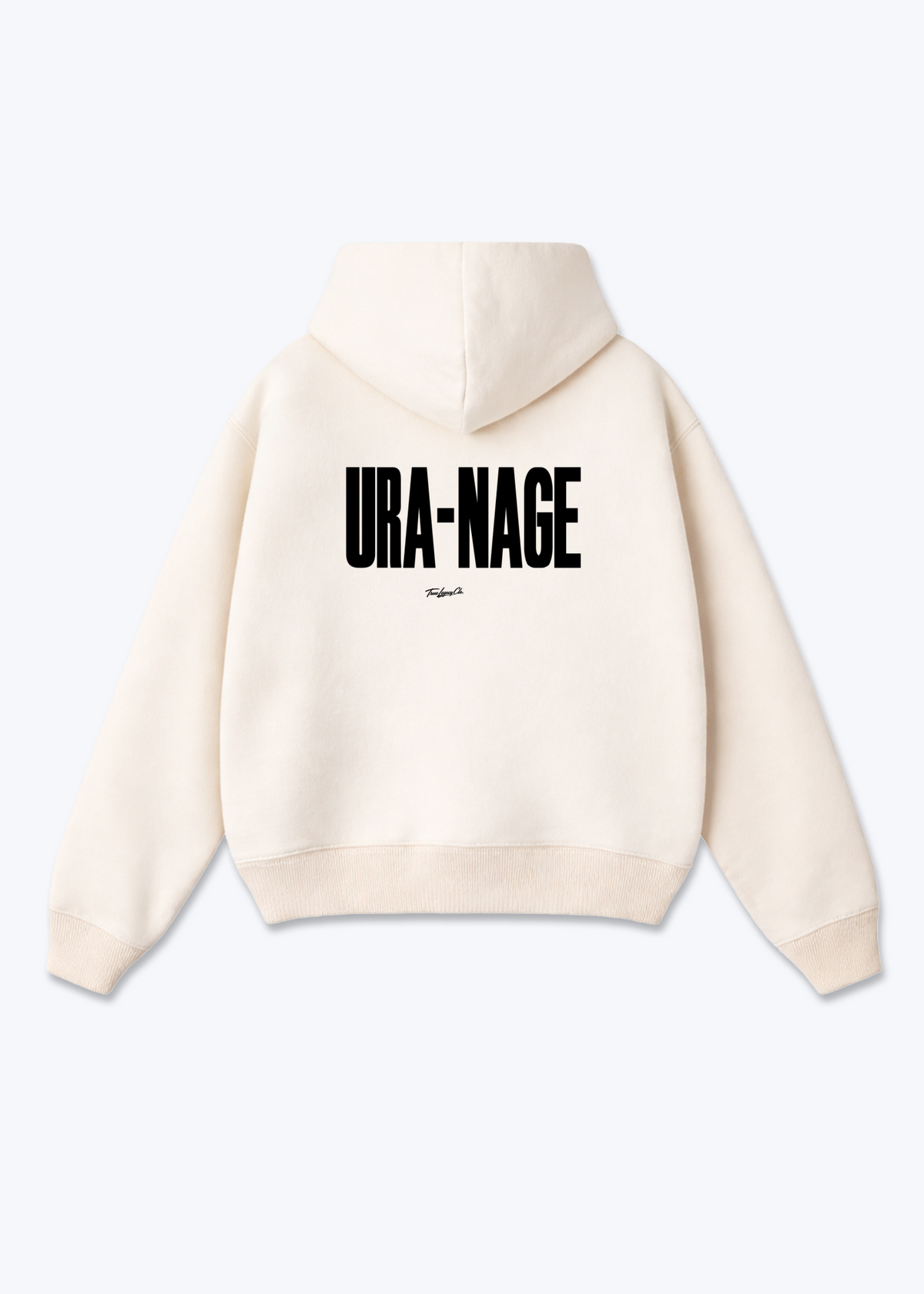 URA-NAGE - Oversized Hoodie - Beige Back (Designed)