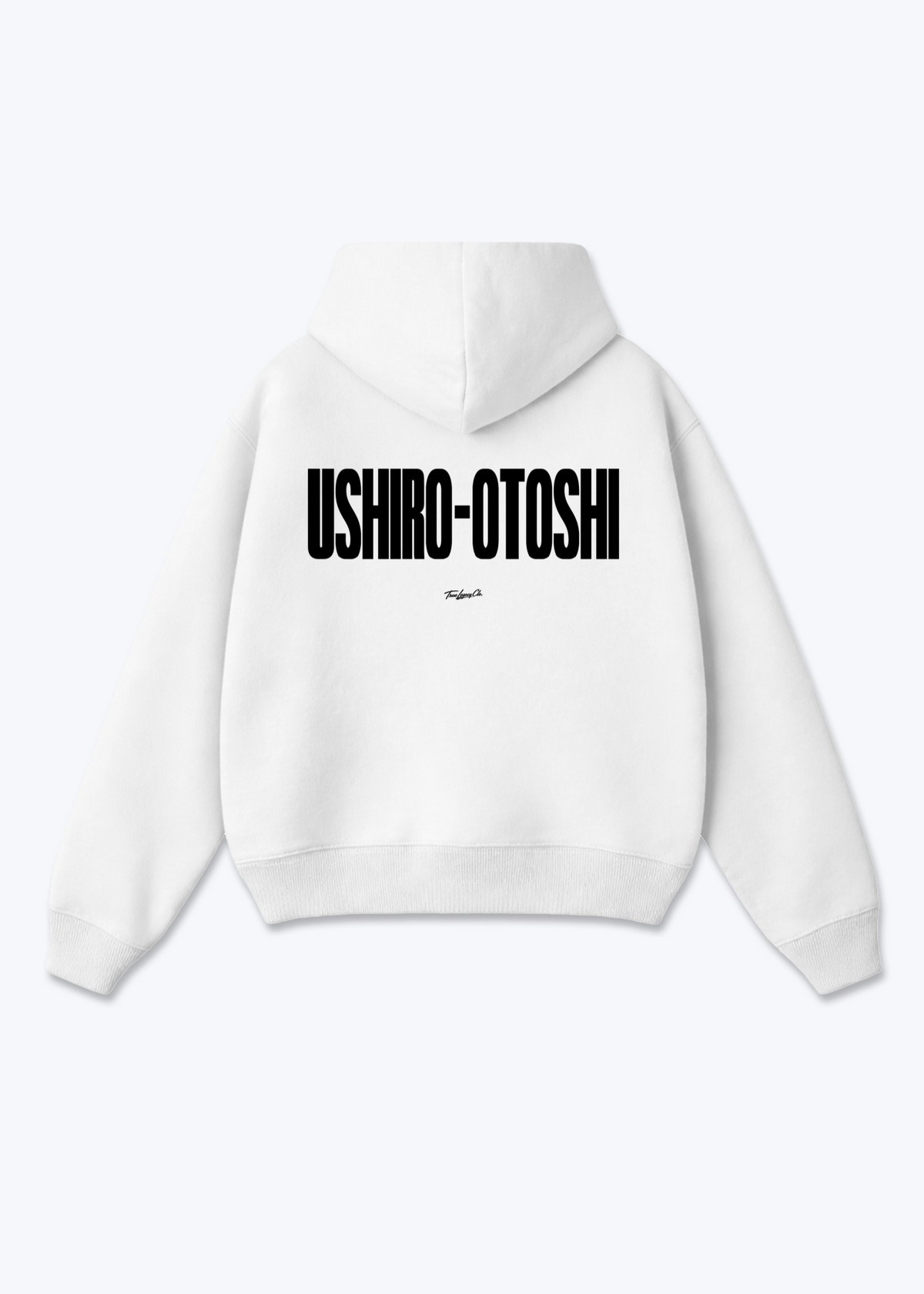 USHIRO-OTOSHI - Oversized Hoodie - White Back (Designed)