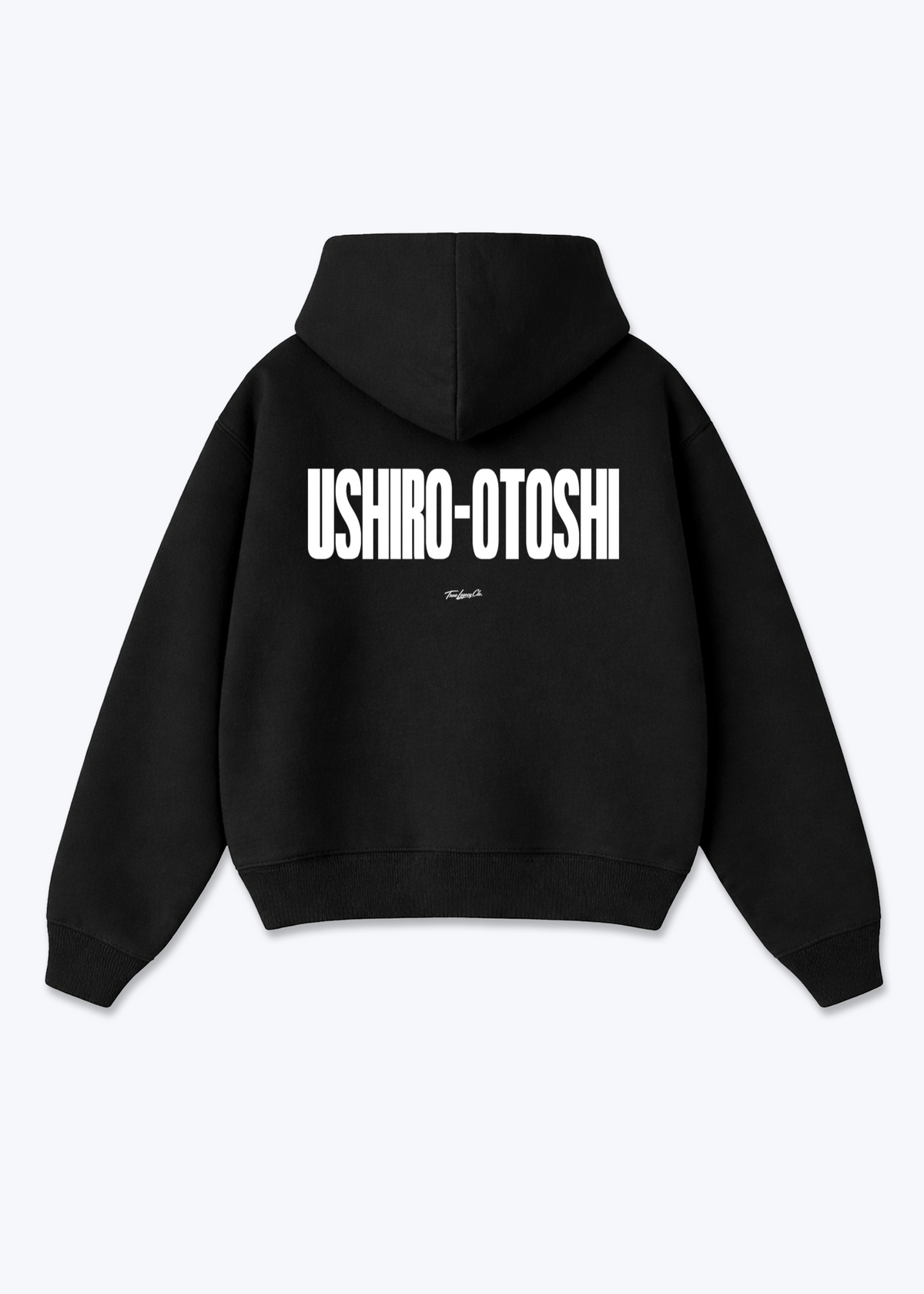 USHIRO-OTOSHI - Oversized Hoodie - Black Back (Designed)