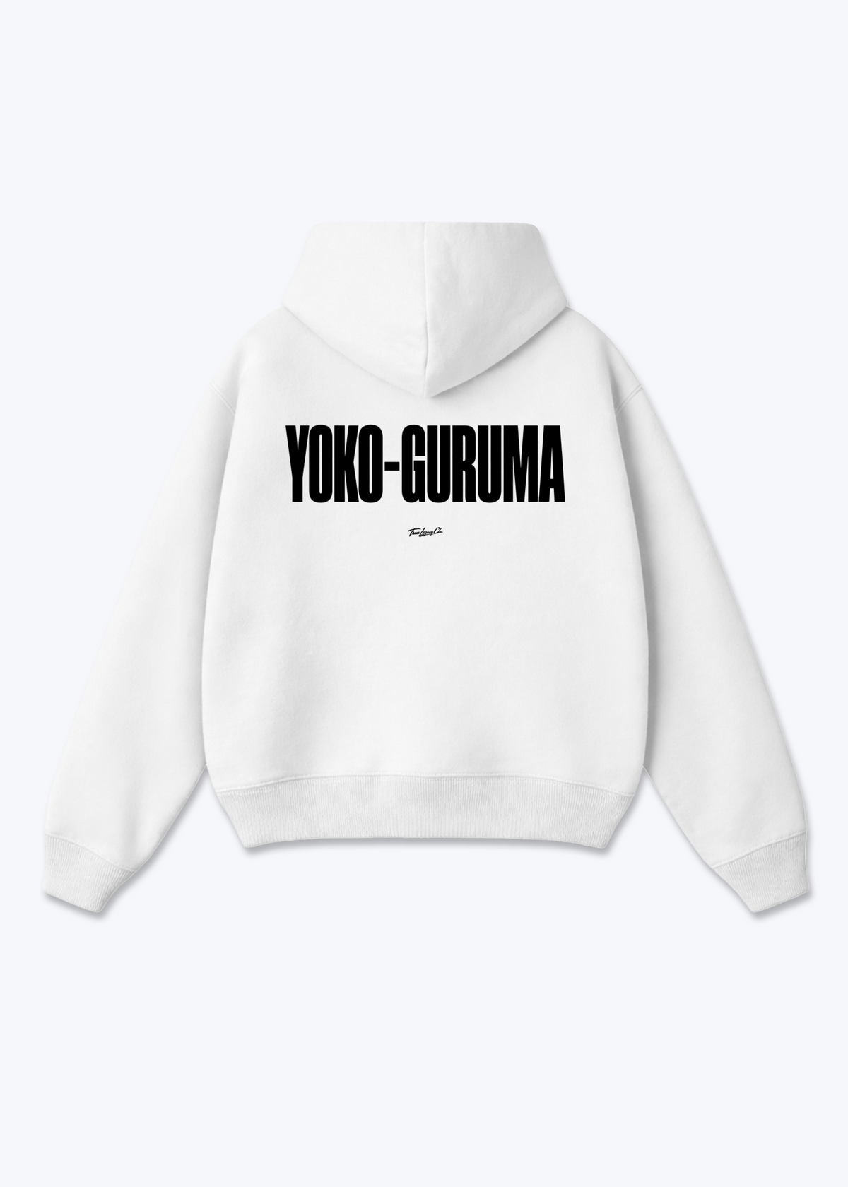 YOKO-GURUMA - Oversized Hoodie - White Back (Designed)