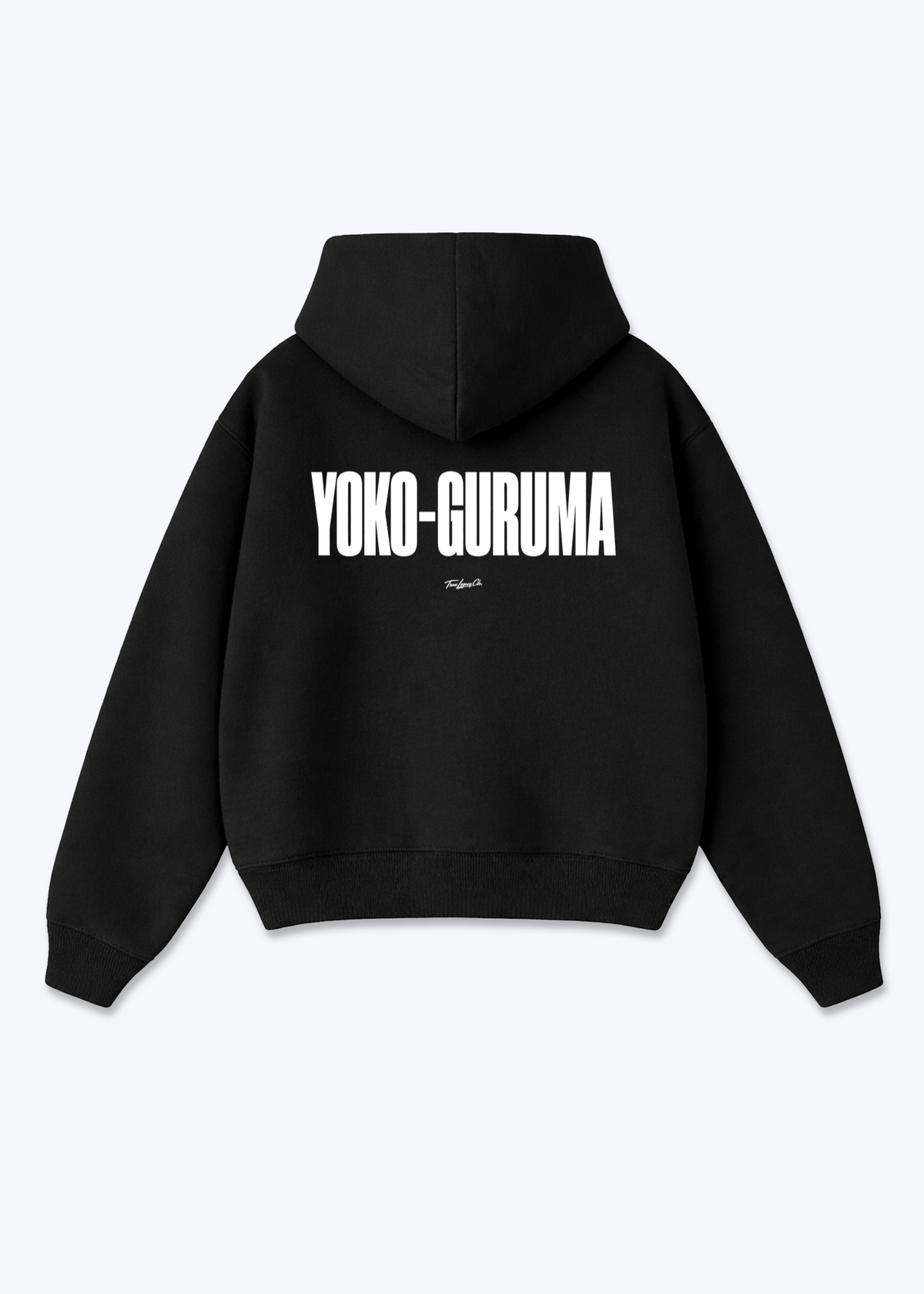 YOKO-GURUMA - Oversized Hoodie - Black Back (Designed)