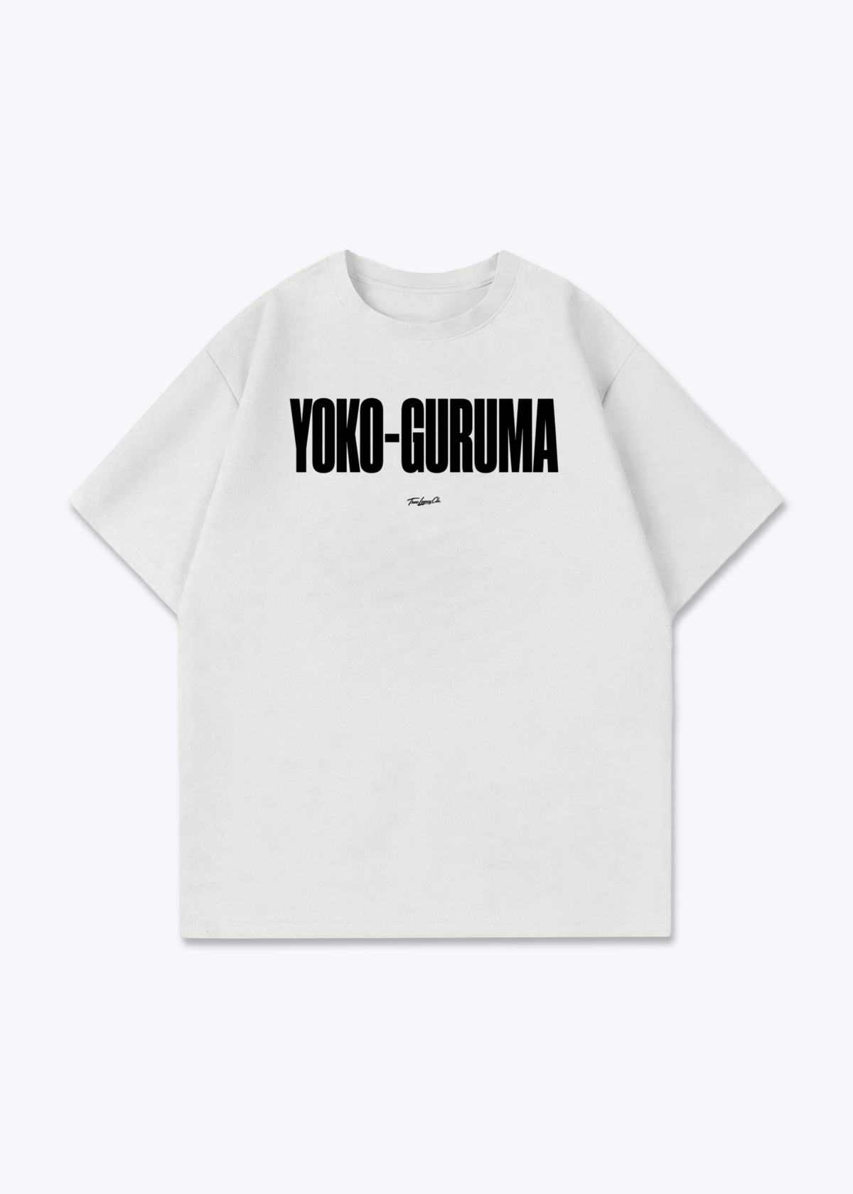 YOKO-GURUMA - Oversized Shirt - White Front (Designed)