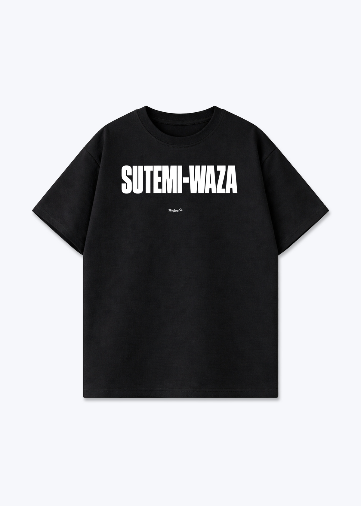 SUTEMI-WAZA - Oversized Shirt - Black Front (Designed)