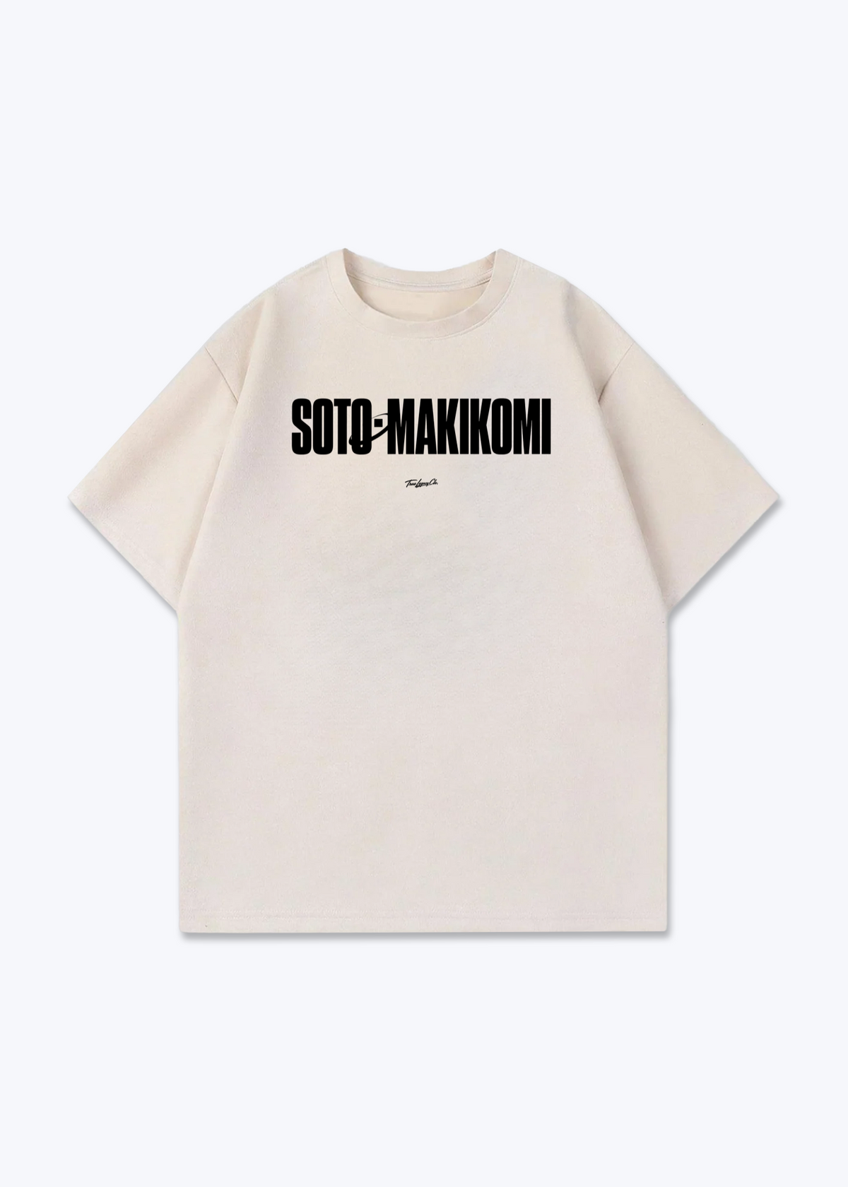 SOTO-MAKIKOMI - Oversized Shirt - Beige Front (Designed)