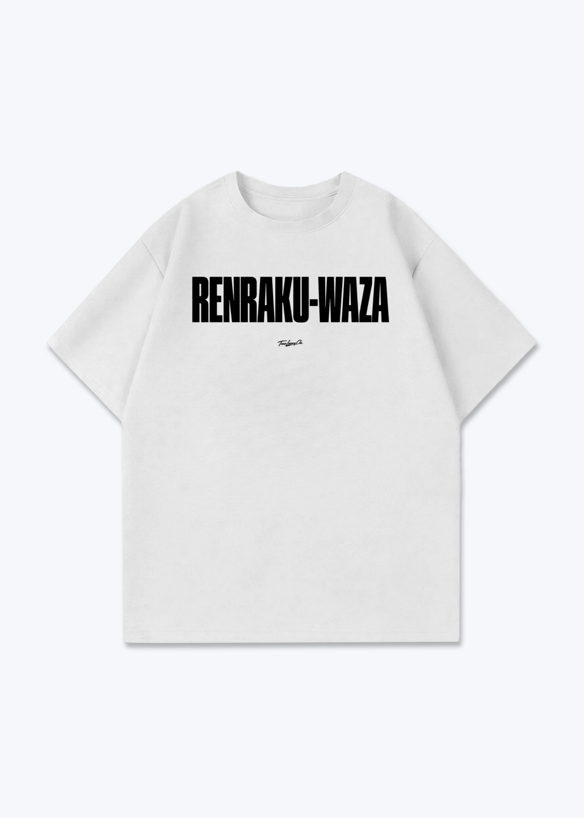 RENRAKU-WAZA - Oversized Shirt - White Front (Designed)
