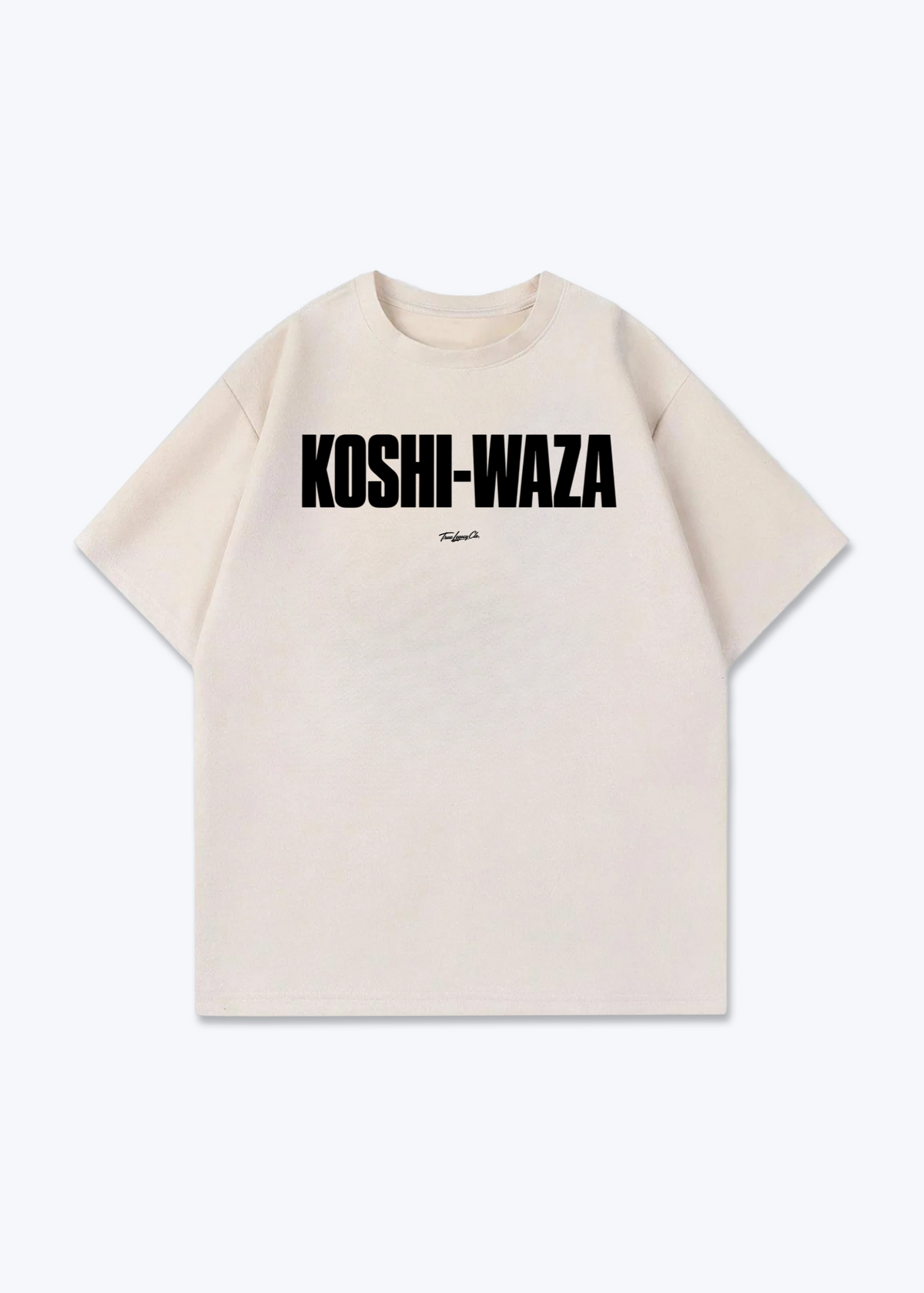 KOSHI-WAZA - Oversized Shirt - Beige Front (Designed)