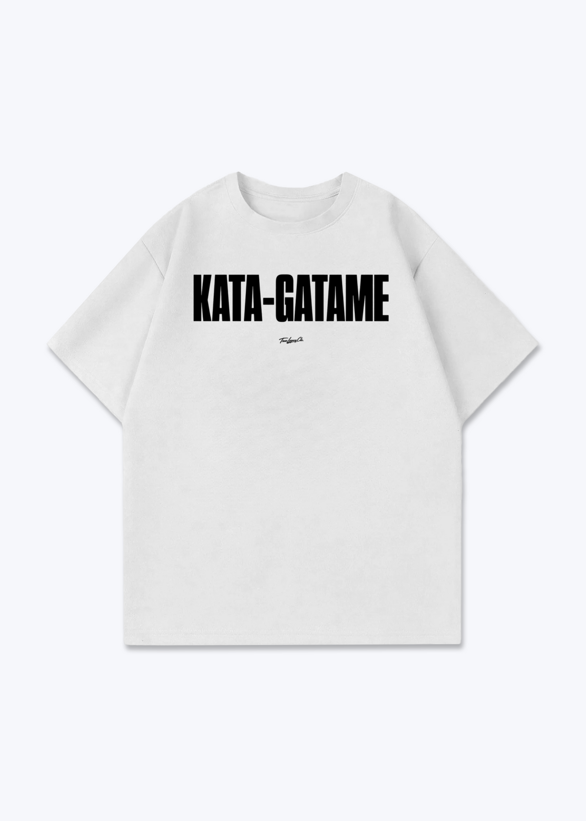 KATA-GATAME - Oversized Shirt - White Front (Designed)