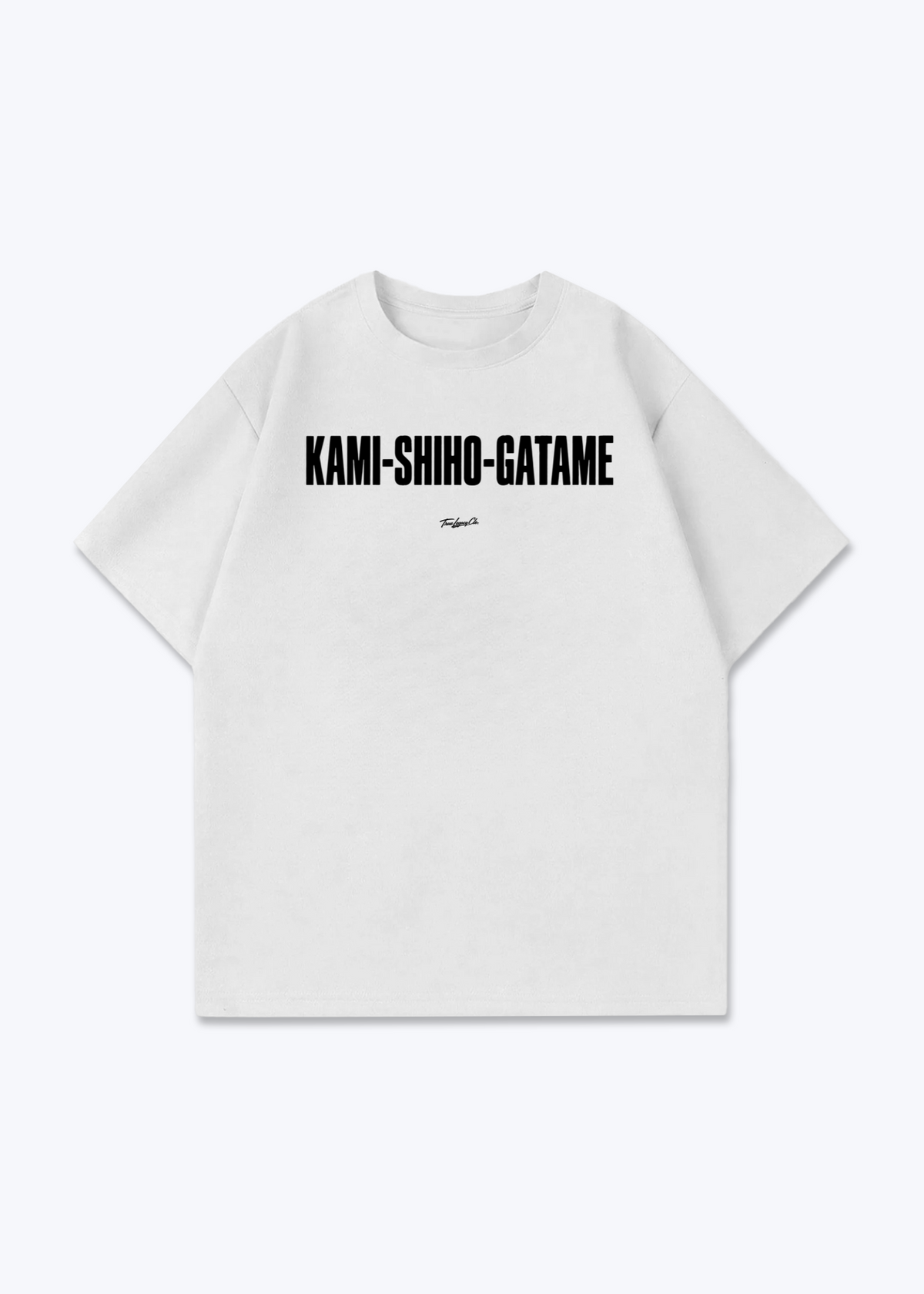 KAMI-SHIHO-GATAME - Oversized Shirt - White Front (Designed)