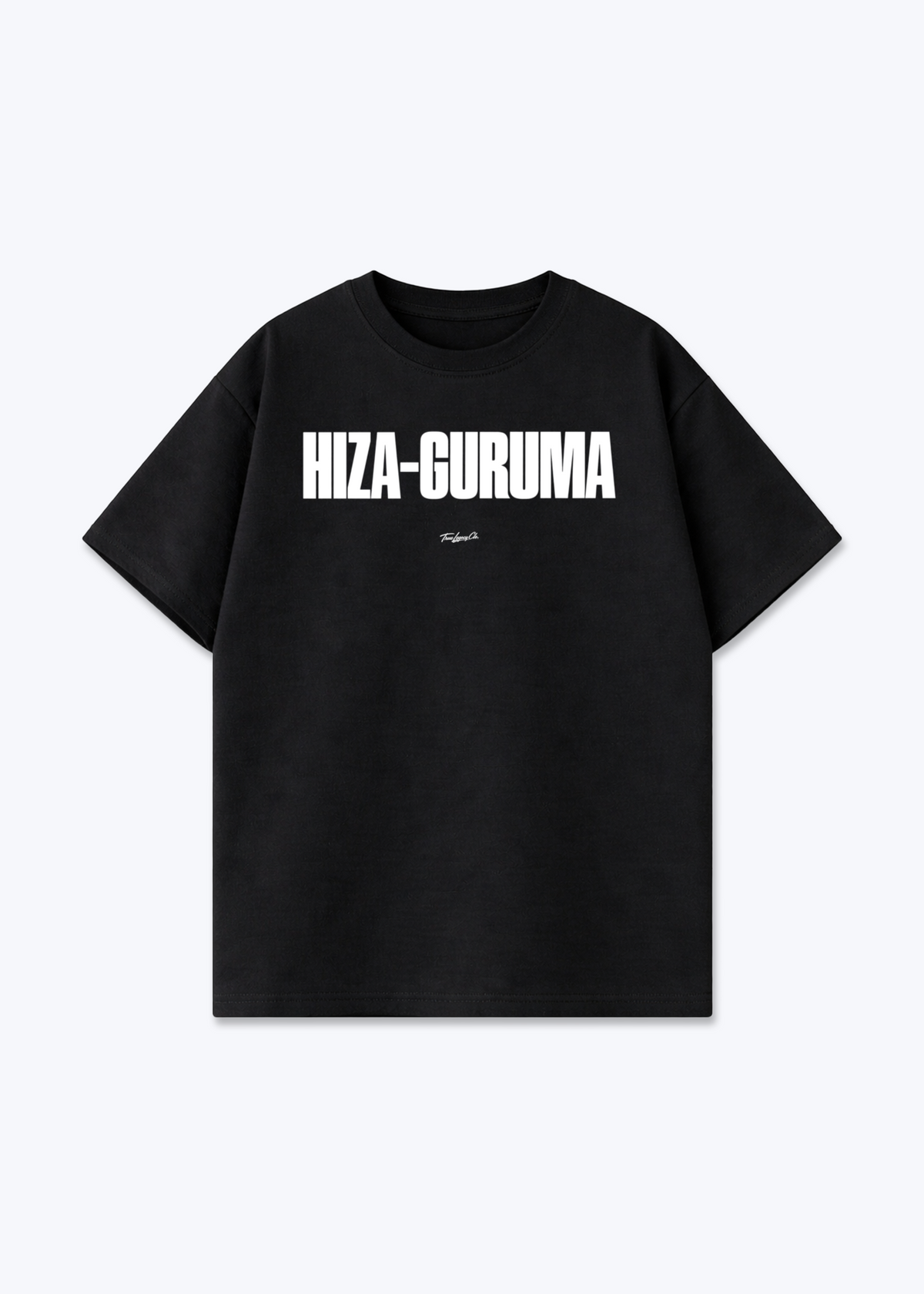 HIZA-GURUMA - Oversized Shirt - Black Front (Designed)