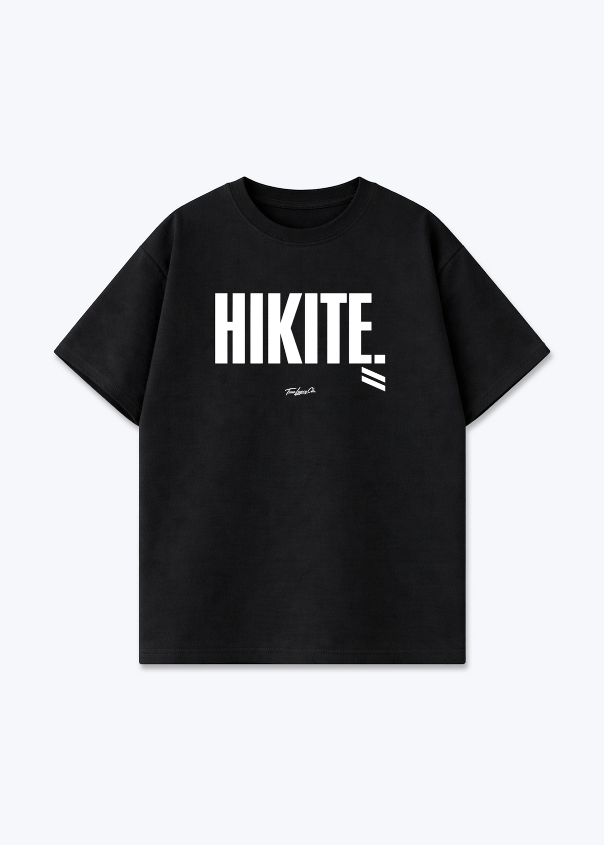 HIKITE - Oversized Shirt - Black Front (Designed)