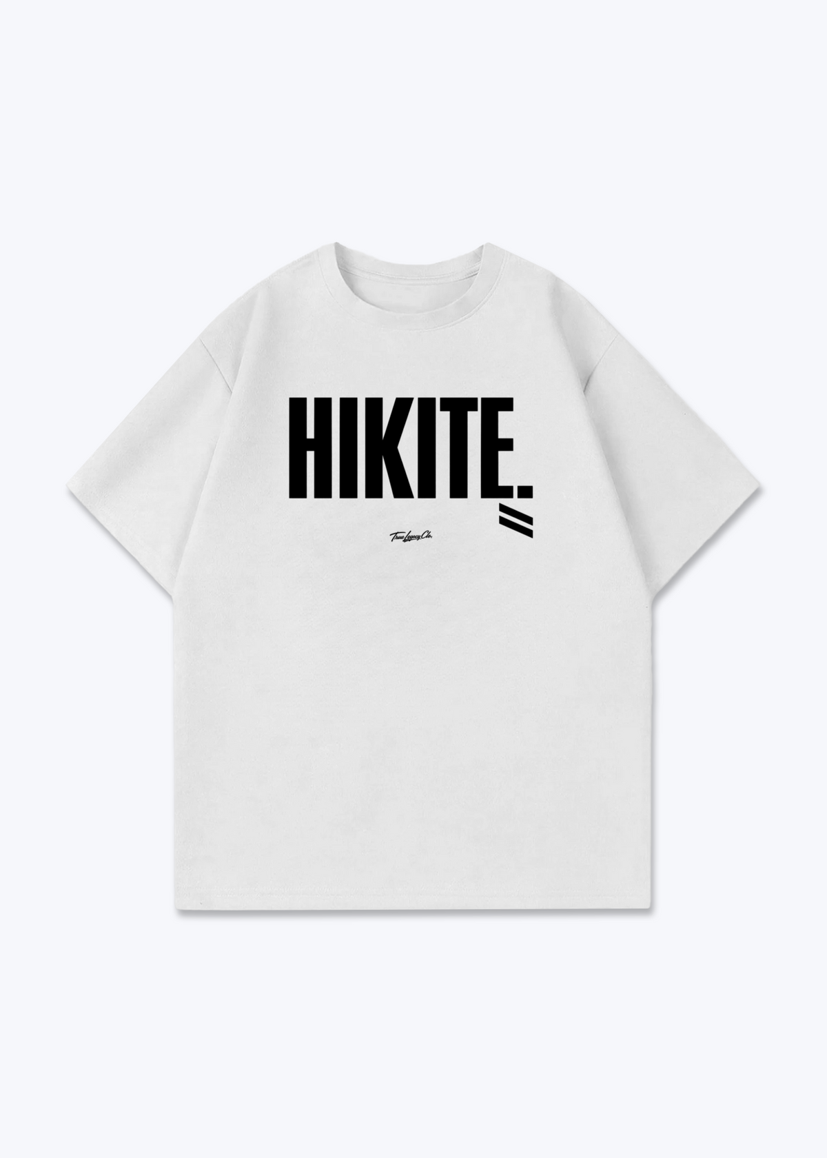 HIKITE - Oversized Shirt - White Front (Designed)