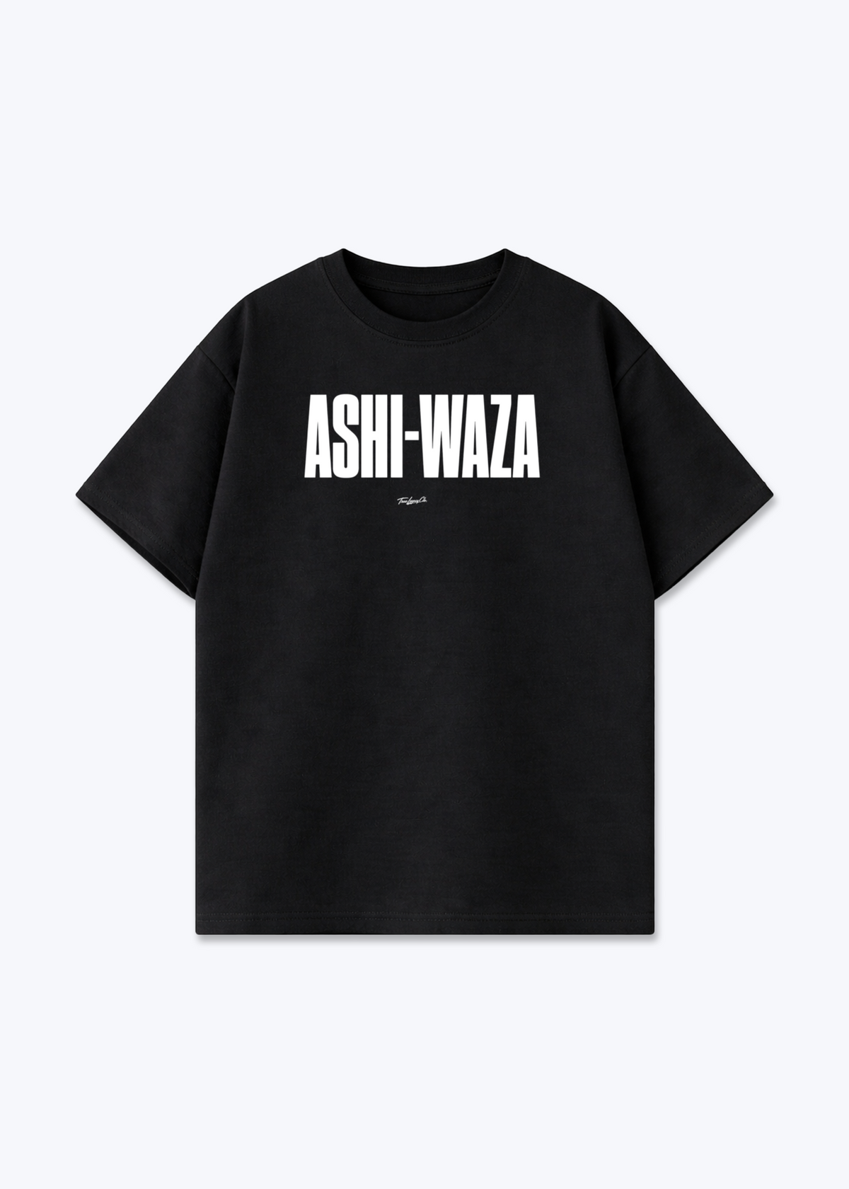 ASHI-WAZA - Oversized Shirt - Black Front (Designed)