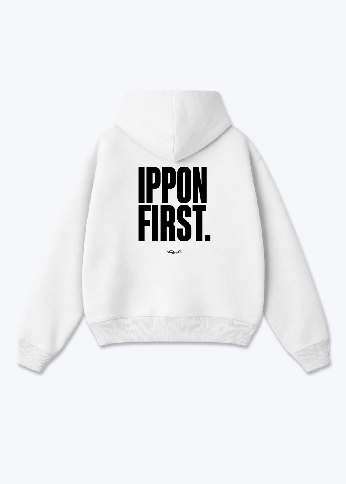 IPPON FIRST - Oversized Hoodie - White Back (Designed)