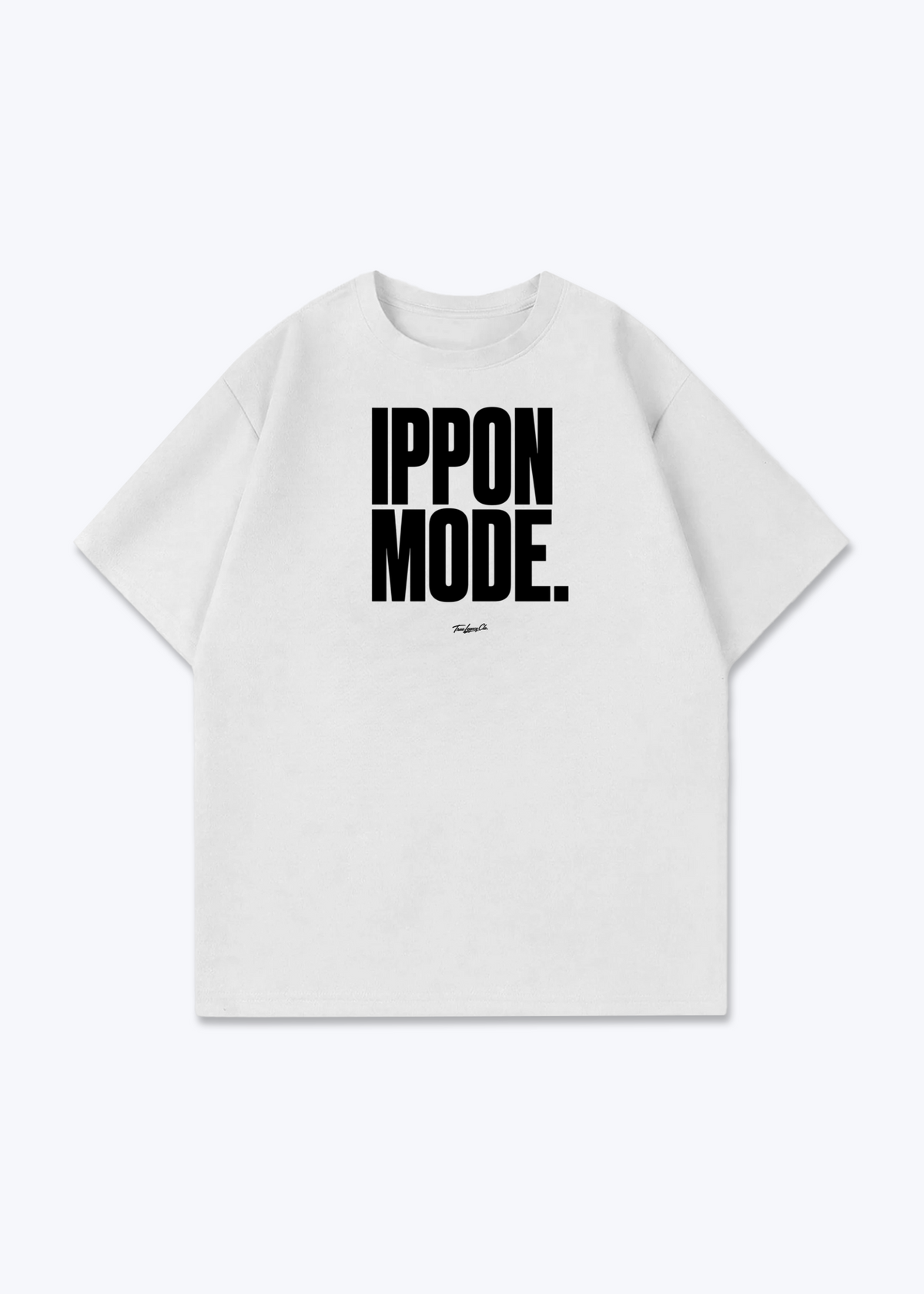 IPPON MODE - Oversized Shirt - White Front (Designed)