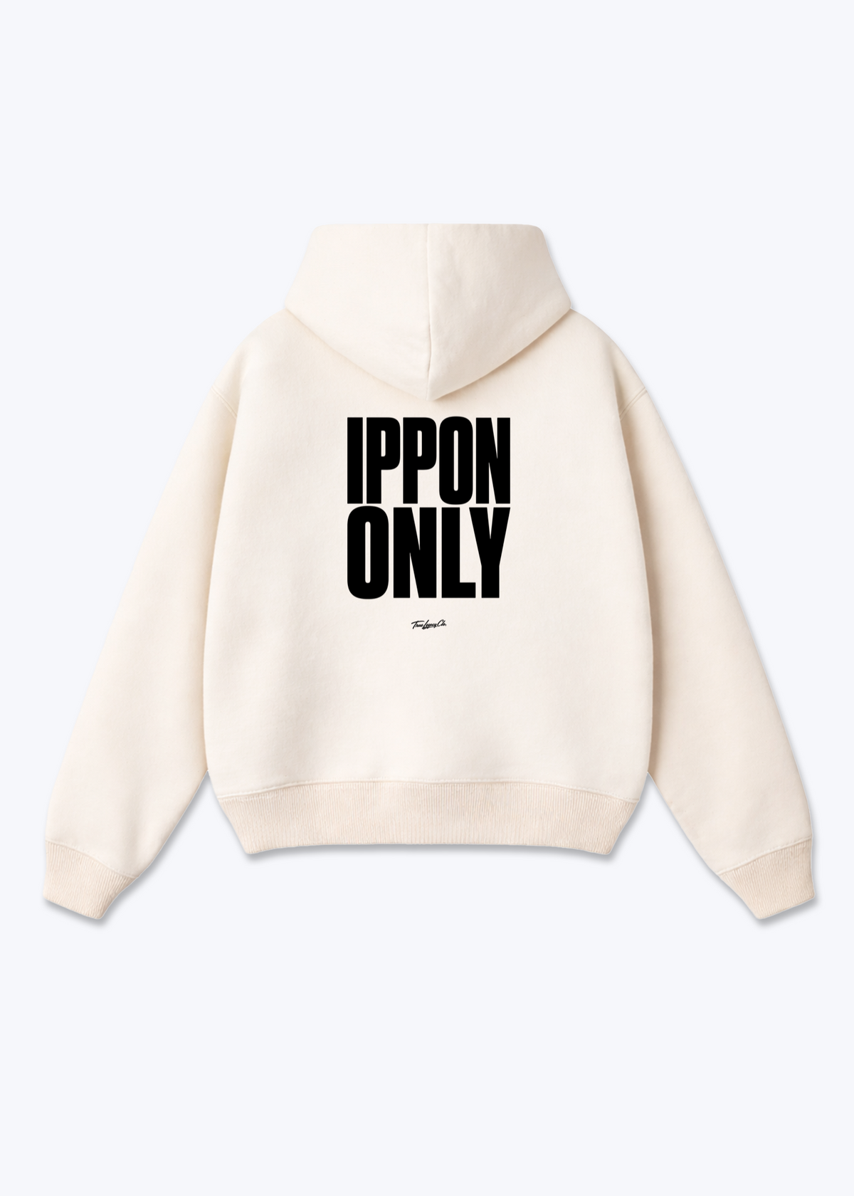 IPPON ONLY - Oversized Hoodie - Beige Back (Designed)