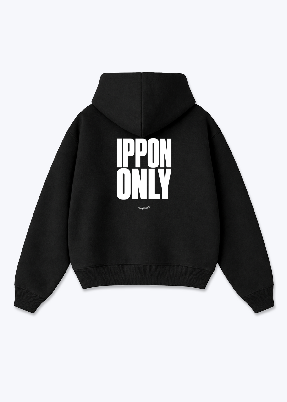 IPPON ONLY - Oversized Hoodie - Black Back (Designed)