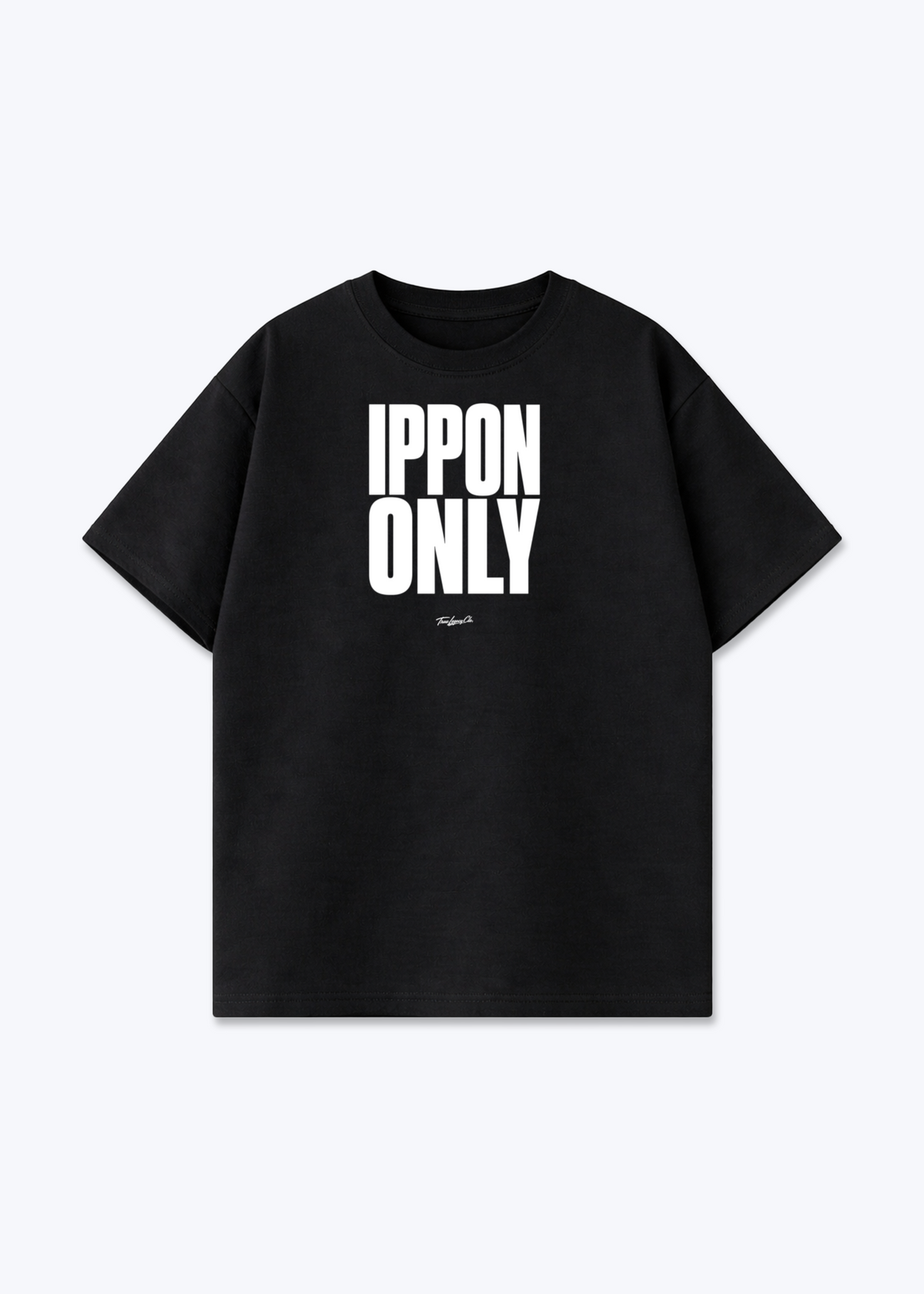 IPPON ONLY - Oversized Shirt - Black Front (Designed)