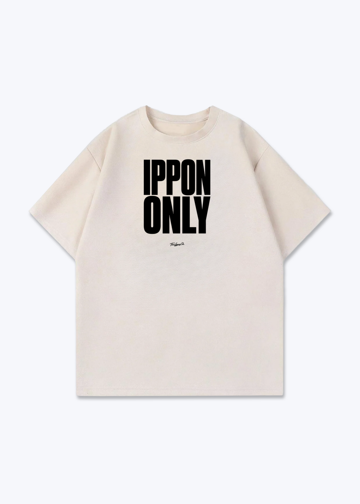 IPPON ONLY - Oversized Shirt - Beige Front (Designed)