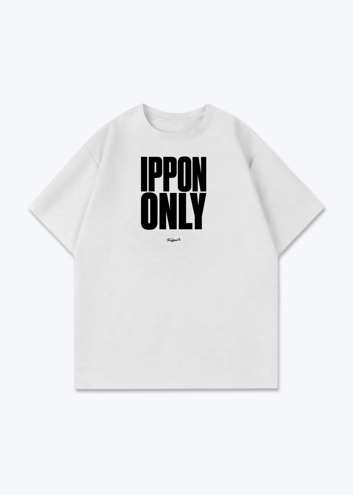 IPPON ONLY - Oversized Shirt - White Front (Designed)