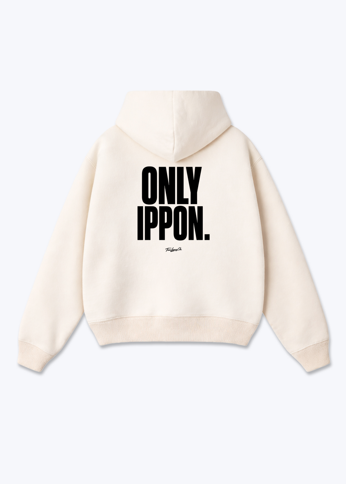 ONLY IPPON - Oversized Hoodie - Beige Back (Designed)