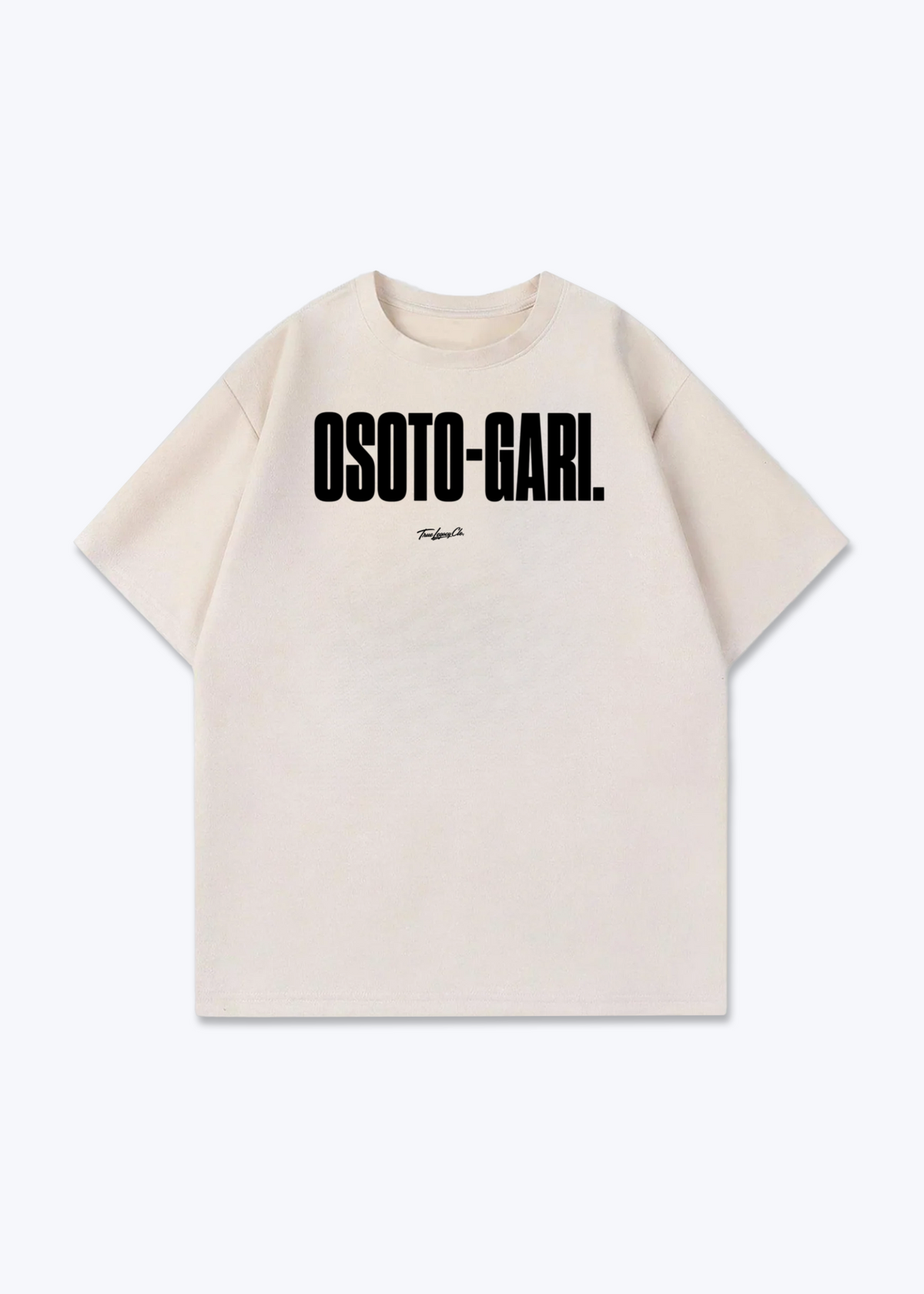 OSOTO-GARI - Oversized Shirt - Beige Front (Designed)