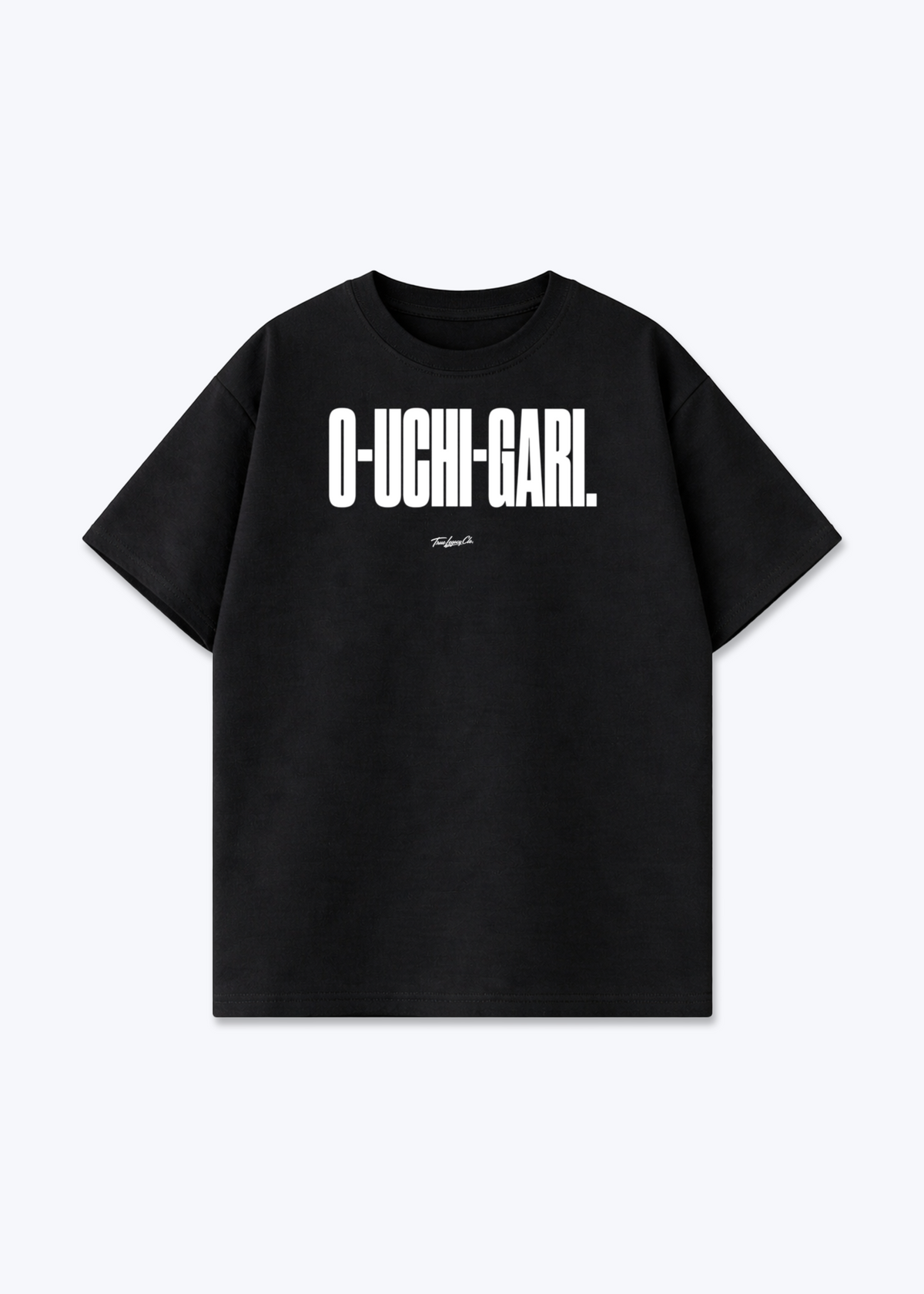 O-UCHI-GARI - Oversized Shirt - Black Front (Designed)