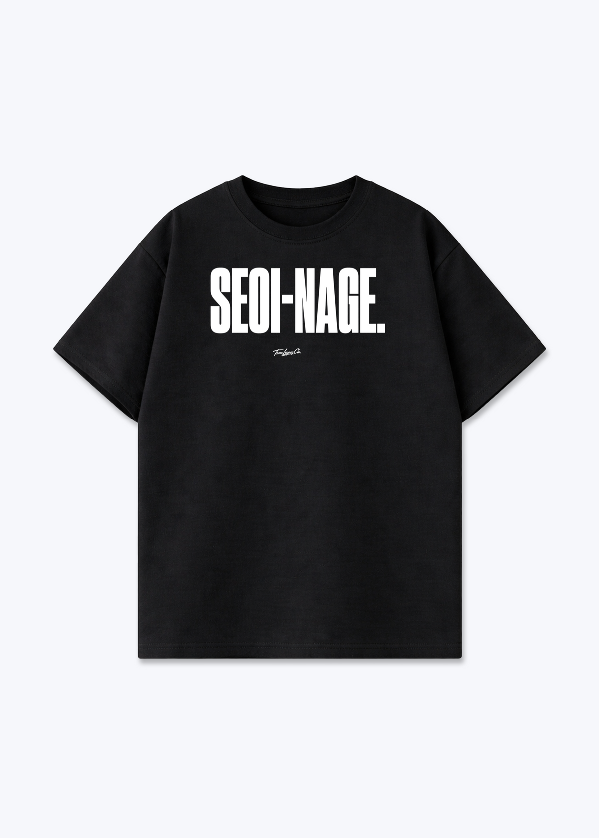 SEOI-NAGE - Oversized Shirt - Black Front (Designed)