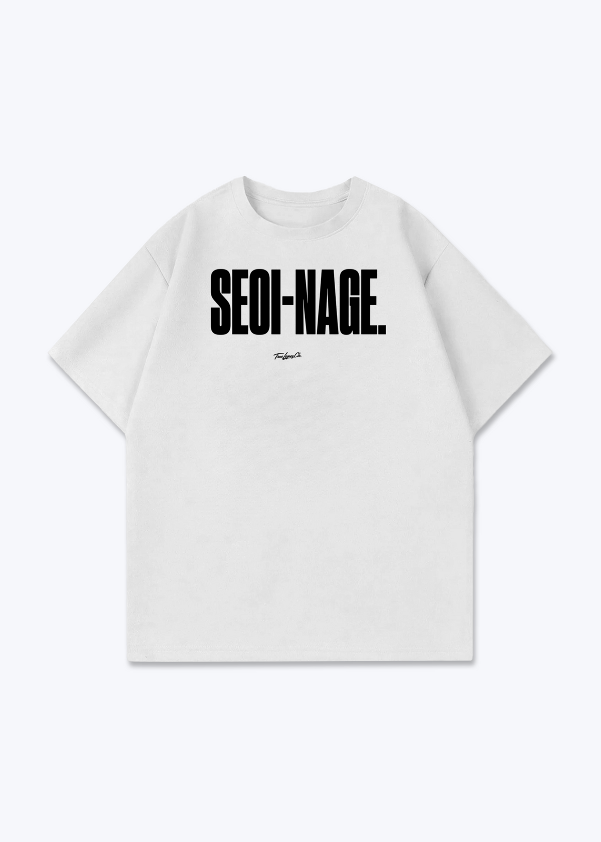 SEOI-NAGE - Oversized Shirt - White Front (Designed)