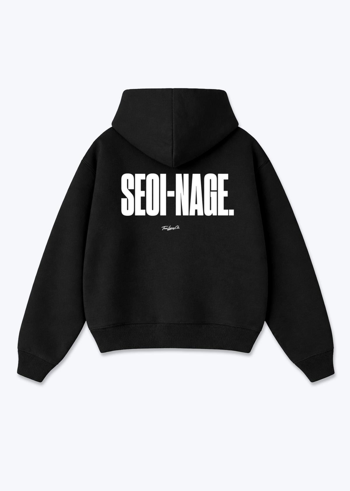 SEOI-NAGE - Oversized Hoodie - Black Back (Designed)