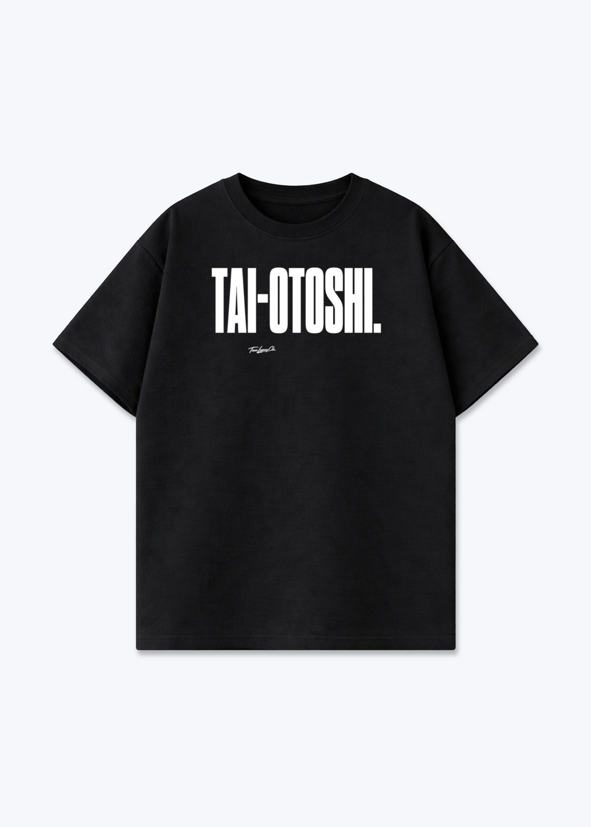 TAI-OTOSHI - Oversized Shirt - Black Front (Designed)