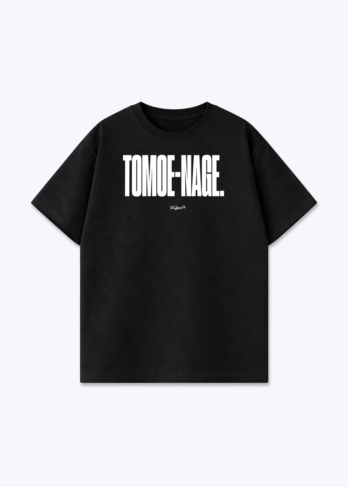 TOMOE NAGE - Oversized Shirt - Black Front (Designed)