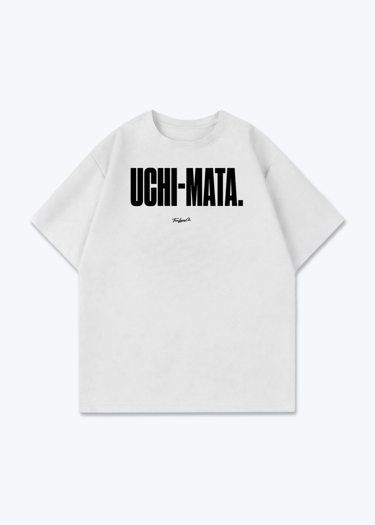 UCHI-MATA - Oversized Shirt - White Front (Designed)